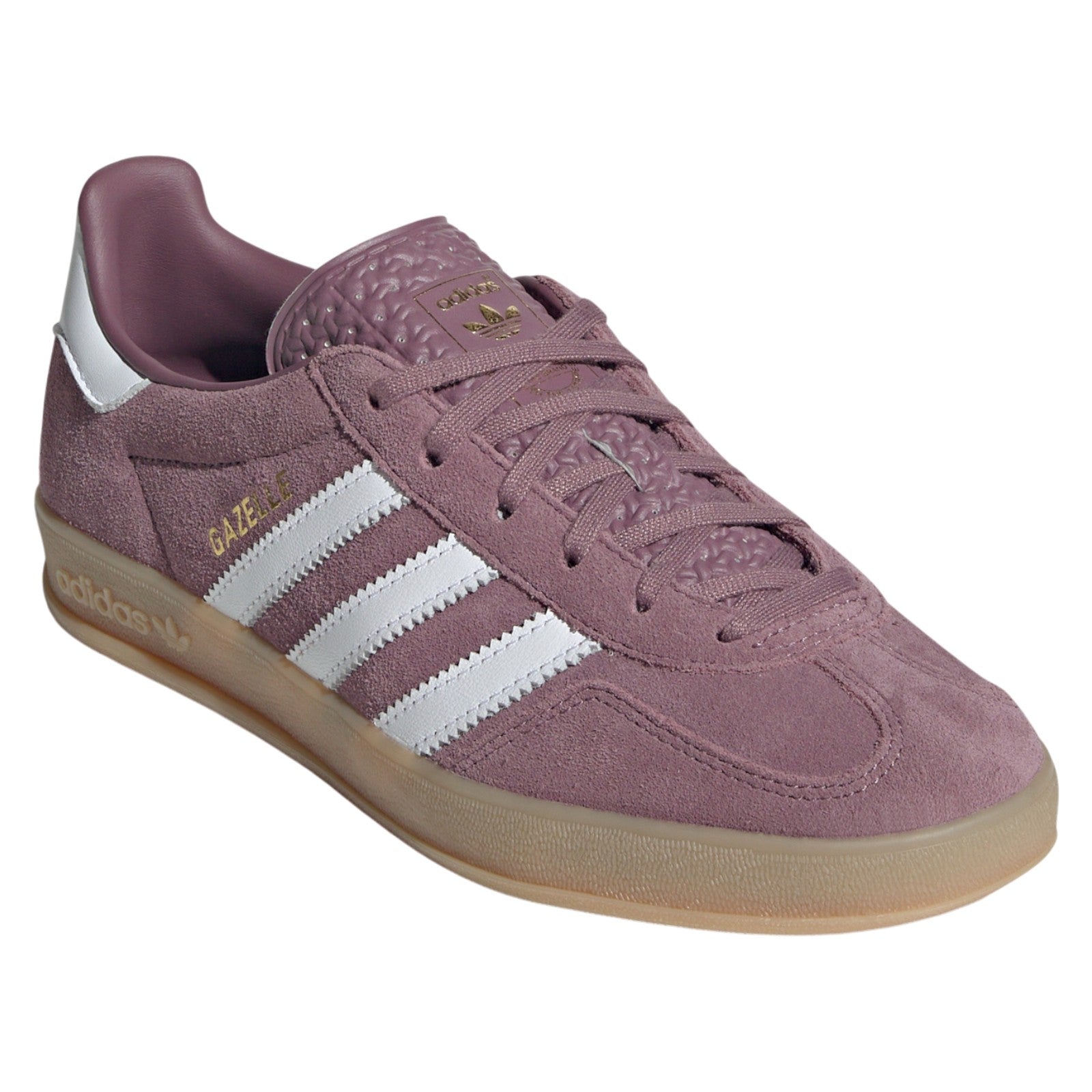 adidas Originals Womens Gazelle Indoor Shoes - Shadow Fig / Cloud White