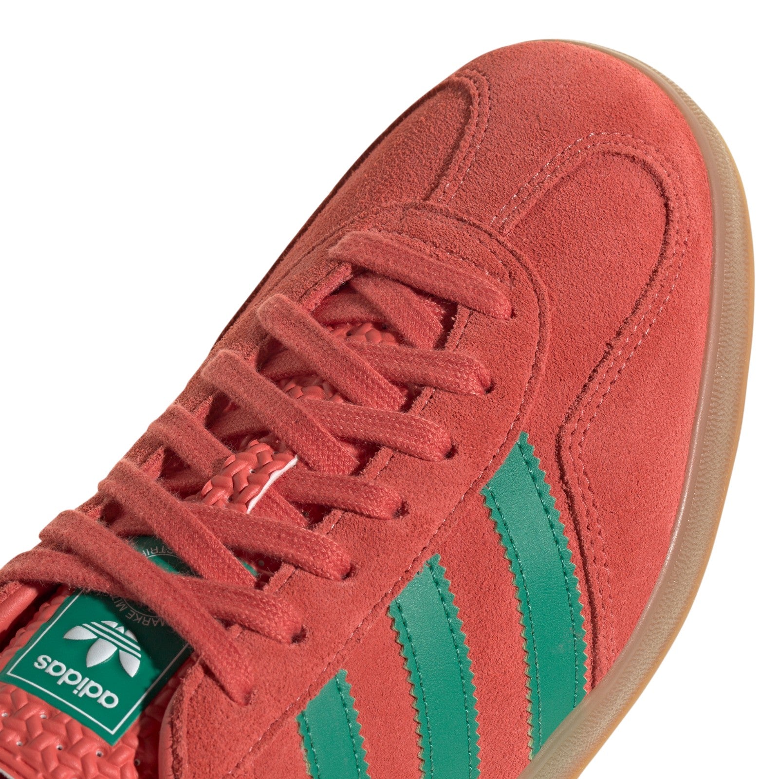 adidas Originals Gazelle Indoor Shoes - Preloved Scarlet / Court Green