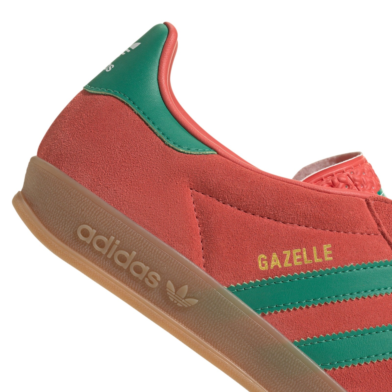adidas Originals Gazelle Indoor Shoes - Preloved Scarlet / Court Green
