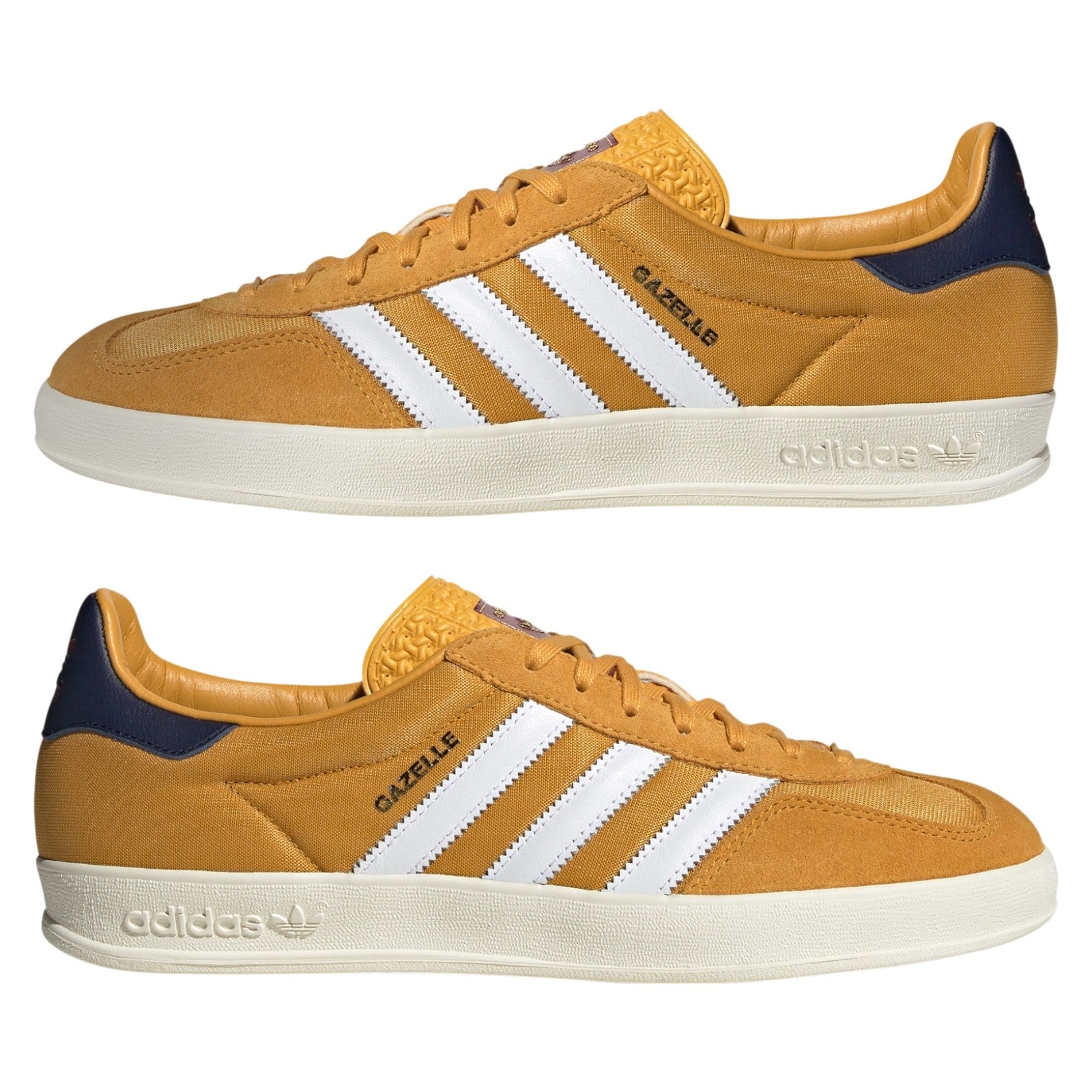 adidas Originals Gazelle Indoor Shoes - Preloved Yellow / Cloud White / Dark Blue