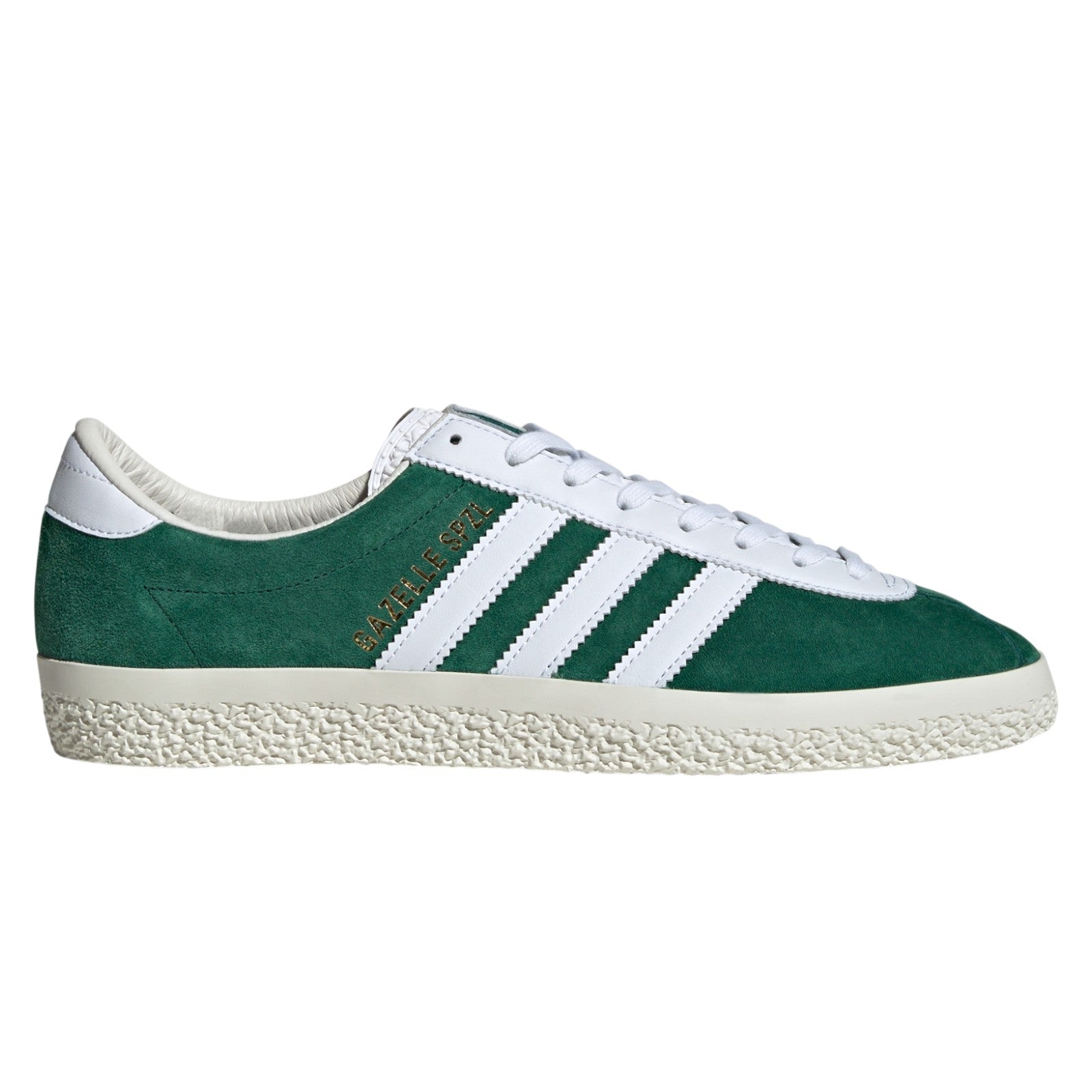 adidas Originals Gazelle SPZL Shoes - Dark Green / Cloud White