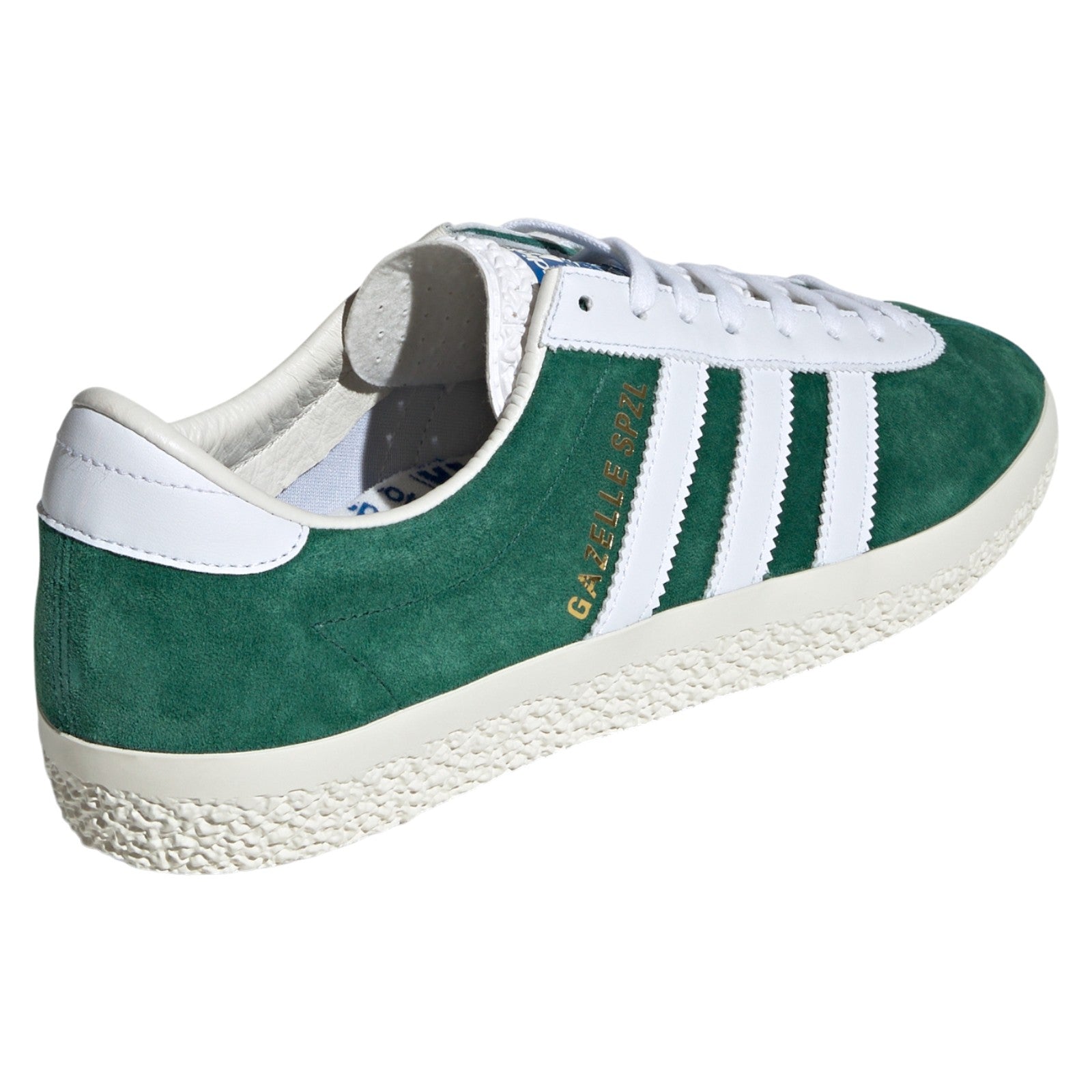 adidas Originals Gazelle SPZL Shoes - Dark Green / Cloud White