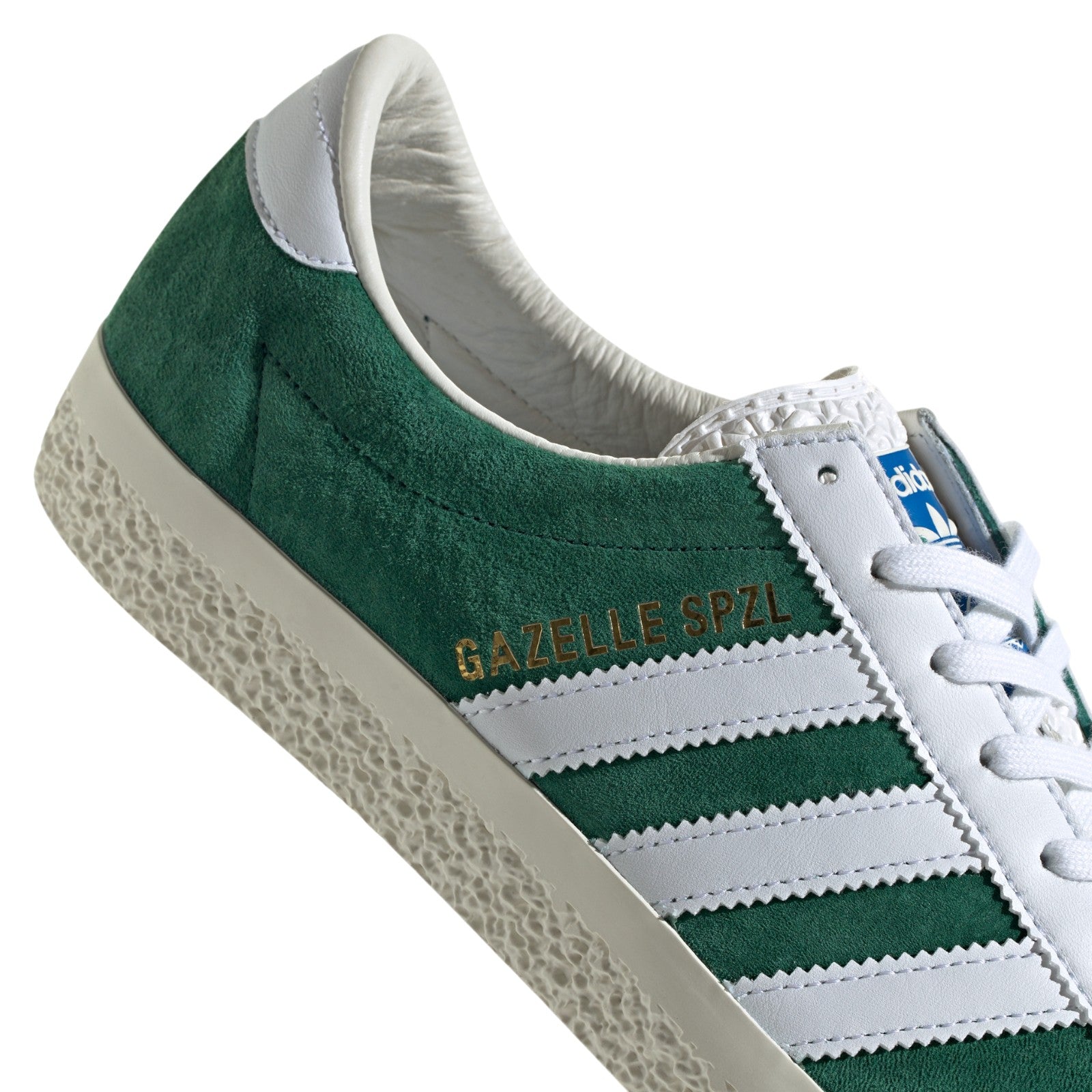 adidas Originals Gazelle SPZL Shoes - Dark Green / Cloud White