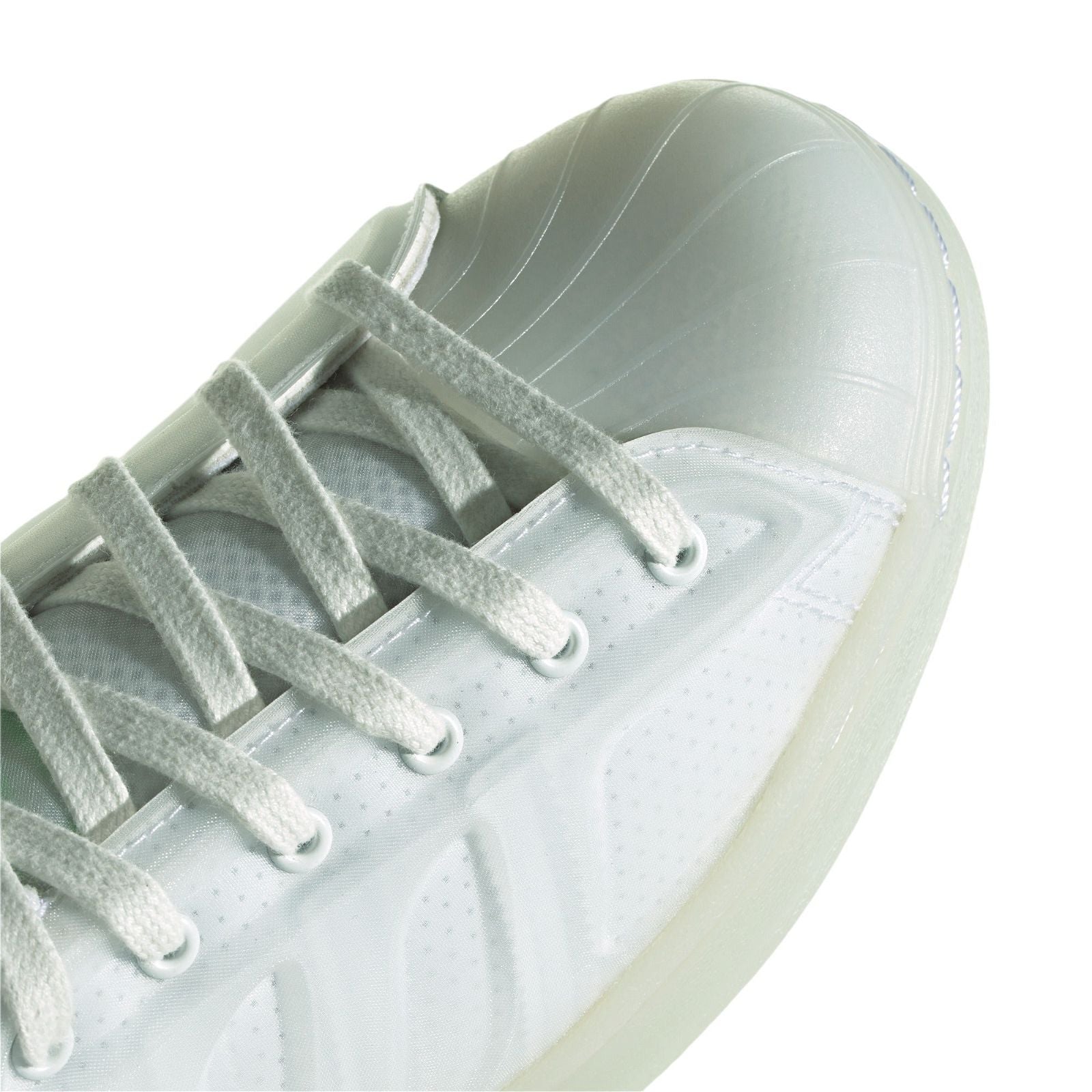 adidas Originals Women's Superstar Futureshell Shoes - Cloud White / Glory Mint - ViaductClothing -  -  