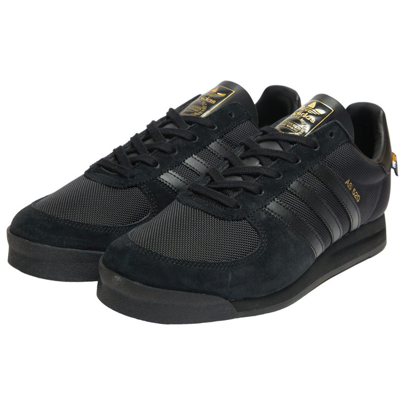 adidas Originals AS 520 Trainers - Black / Gold - ViaductClothing -  -  