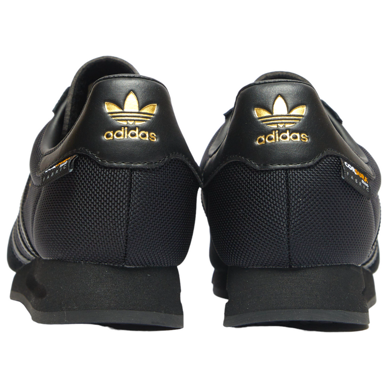 Adidas black and gold trainers best sale