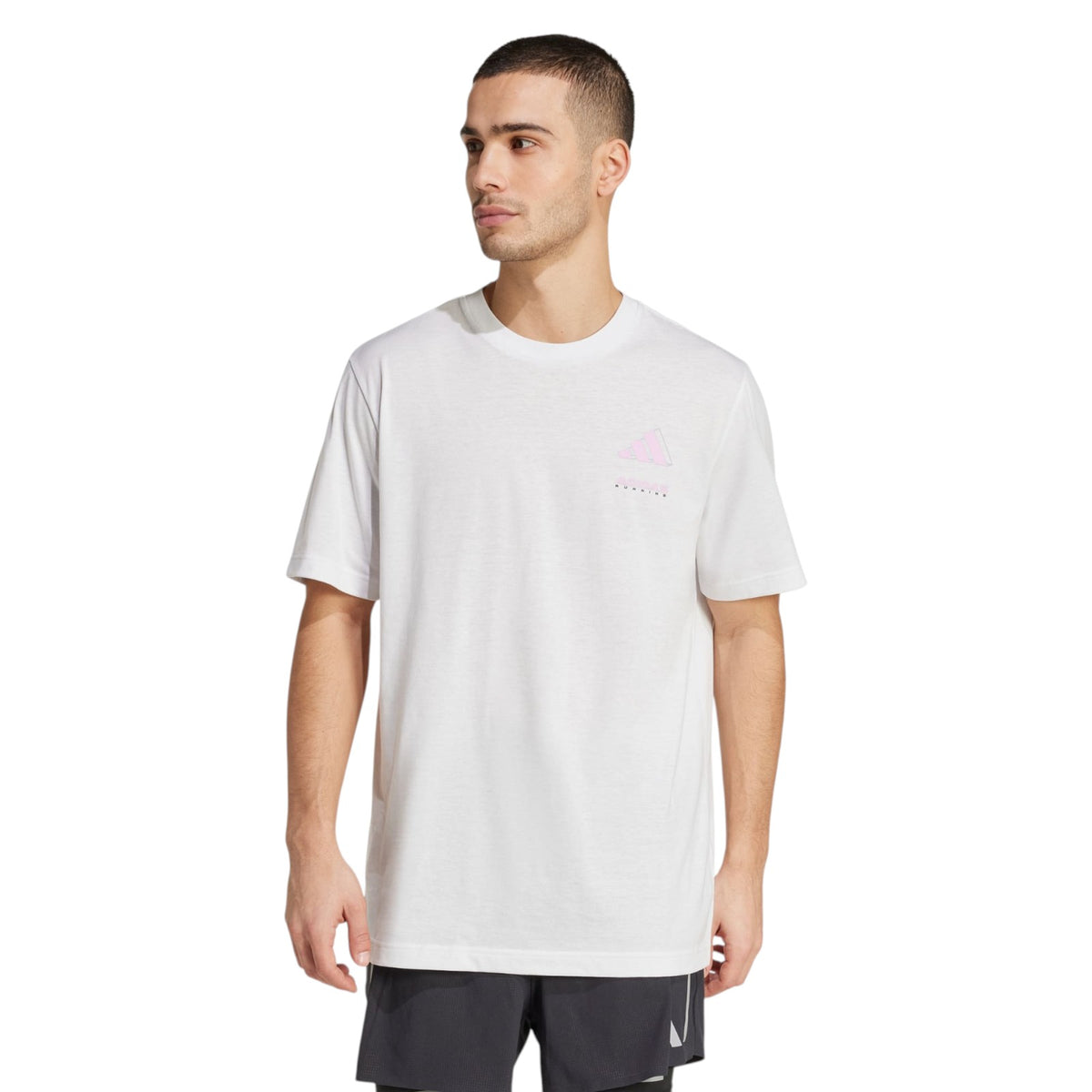 adidas Men's Gradual Runner Graphic T-Shirt - White
