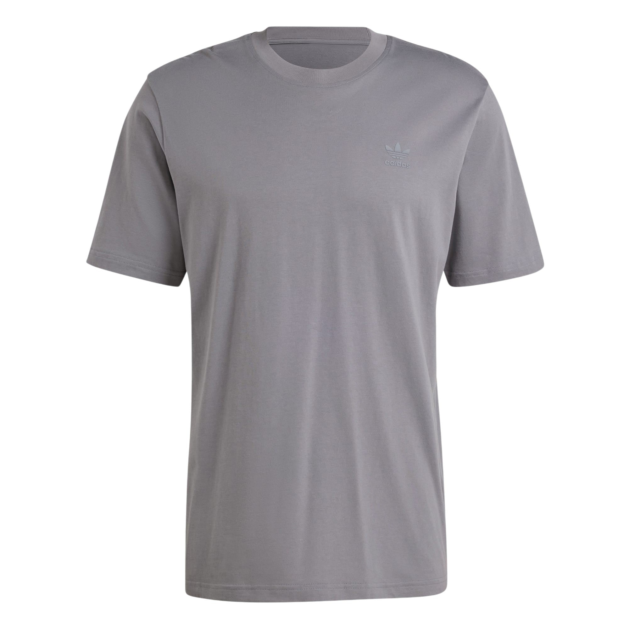 adidas Originals Linear Graphic Print T Shirt - Grey Four