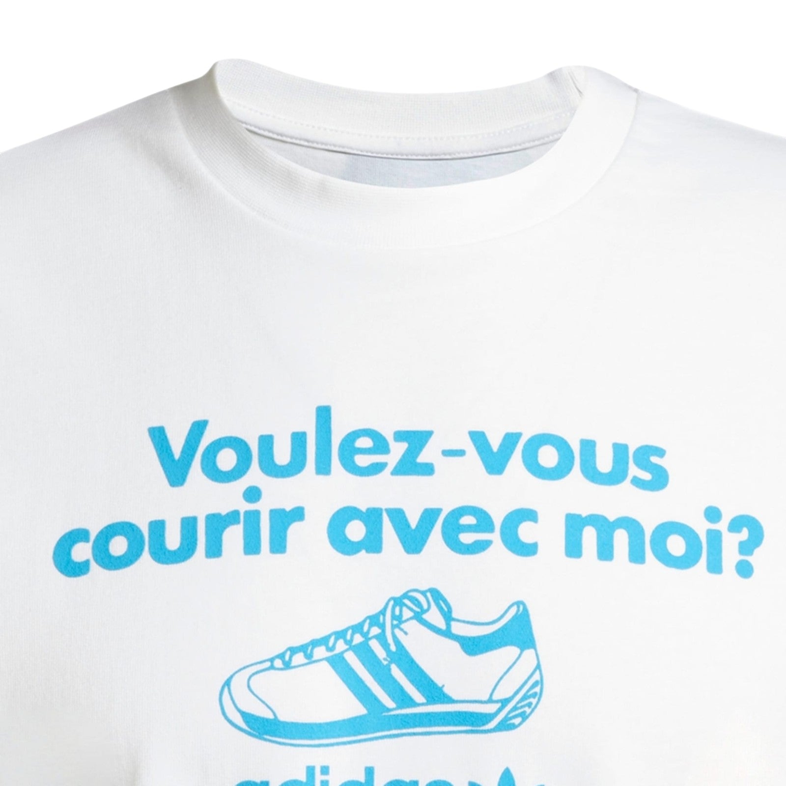 adidas Originals Men's Voulez-Vous Graphic T-Shirt - White