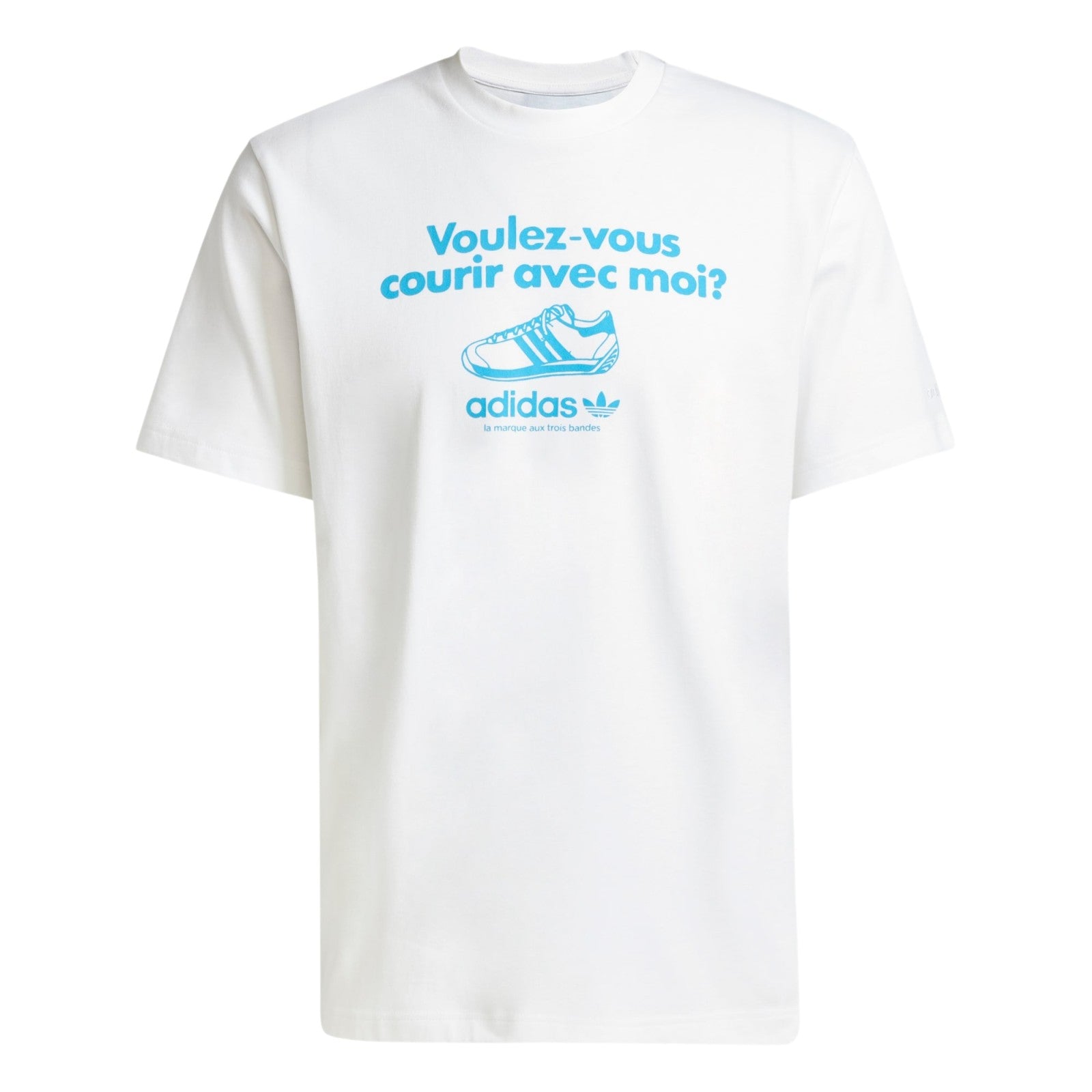 adidas Originals Men's Voulez-Vous Graphic T-Shirt - White