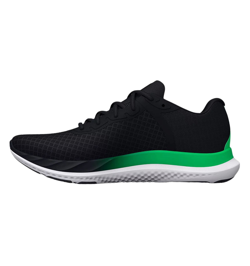 Under Armour UA Charged Breeze Running Shoes - Black / Green - ViaductClothing -  -  