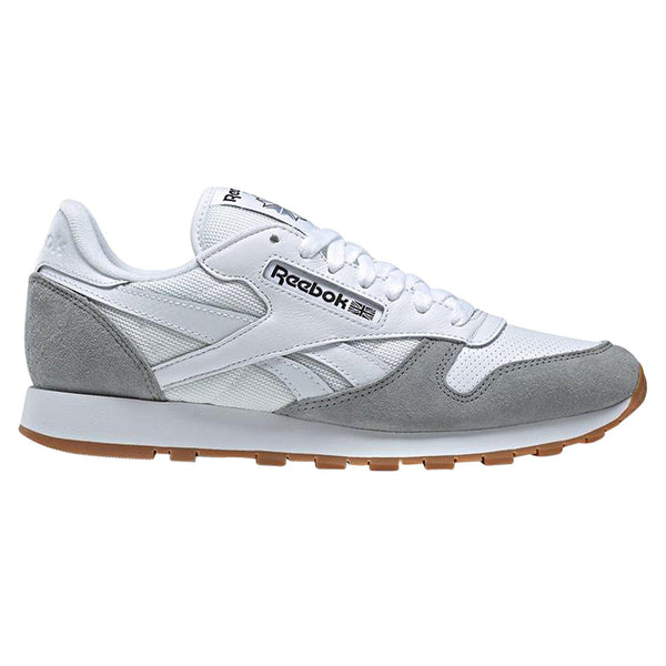 Reebok Classic Leather MU Trainers - White / Grey - ViaductClothing -  -  