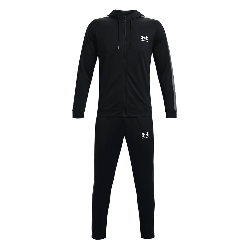 Under Armour Men's Poly Tracksuit - Black/Grey - ViaductClothing -  -  