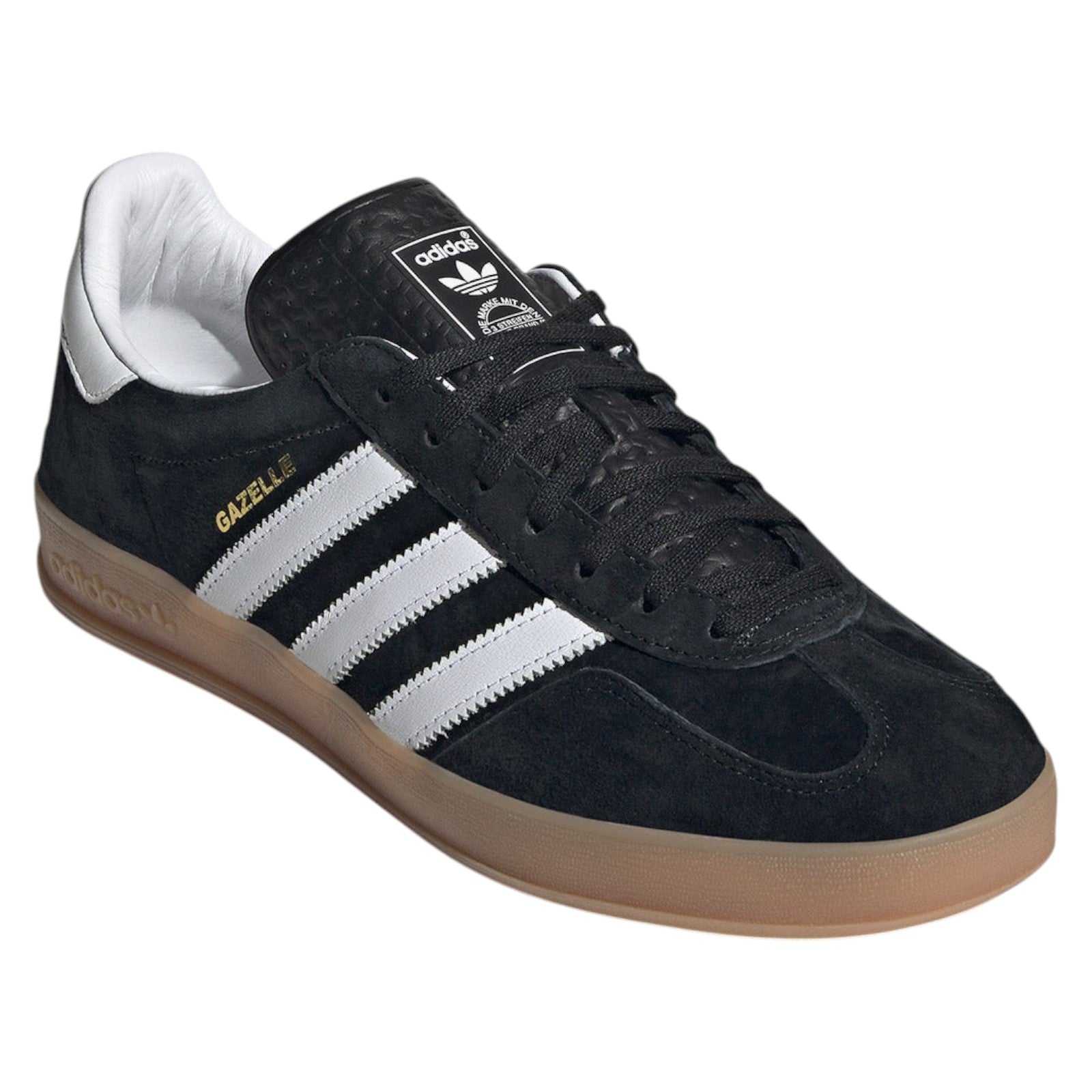 adidas Originals Gazelle Indoor Trainers - Core Black White