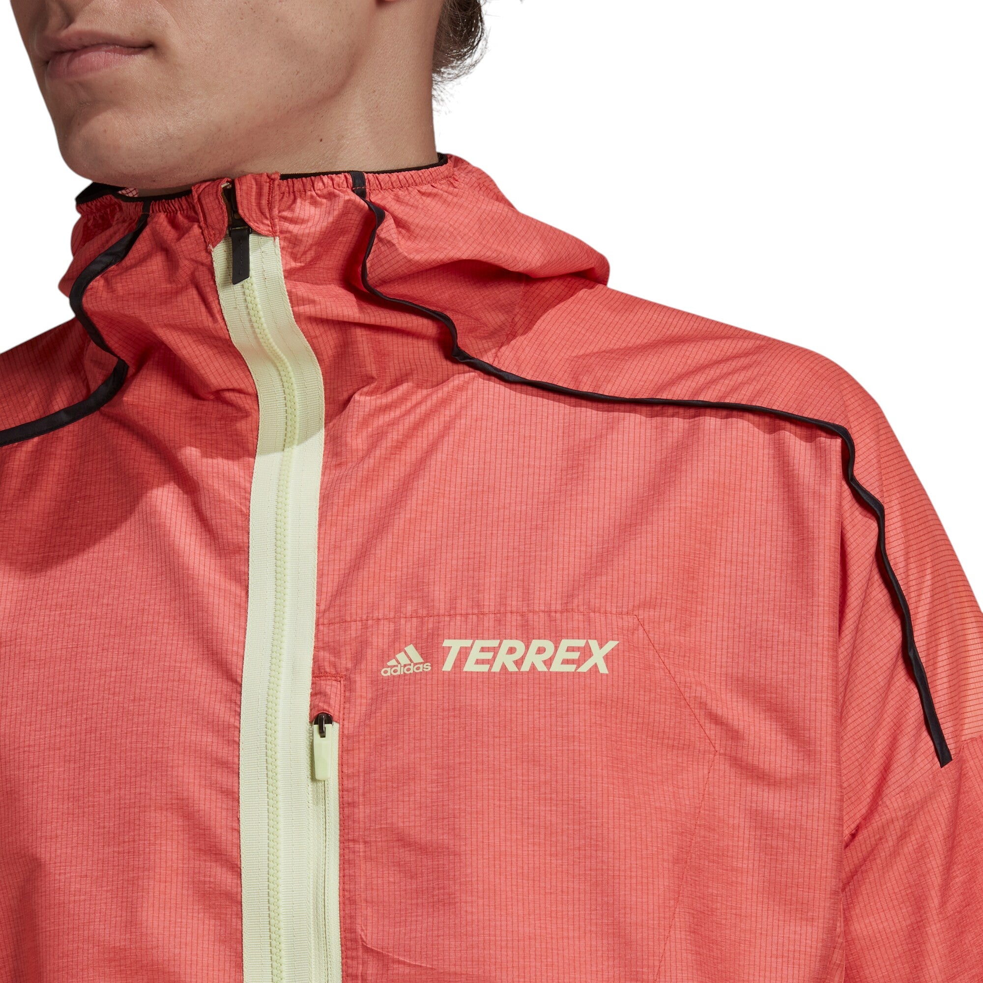 adidas Terrex Agravic Windweave Trail Windbreaker - Red