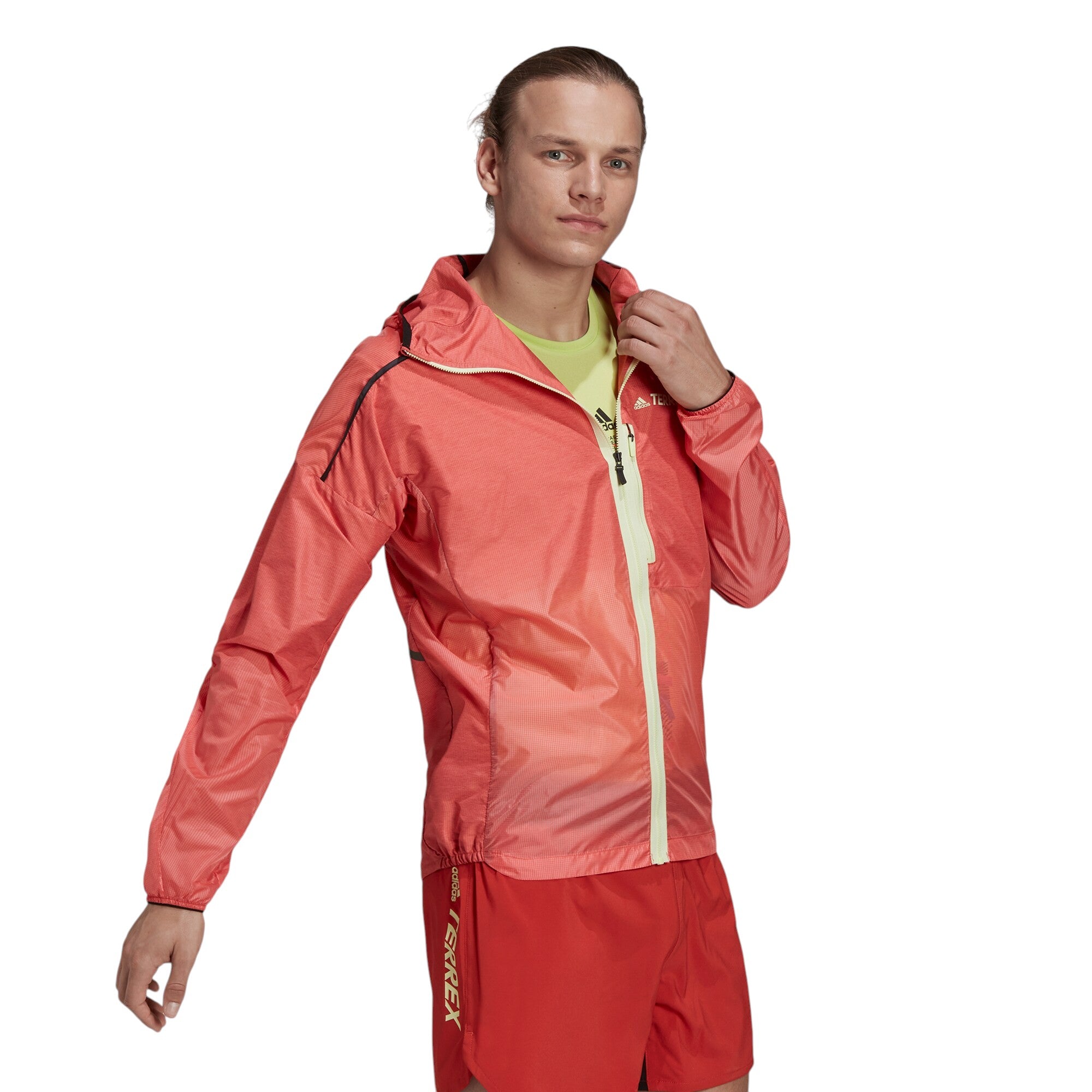 adidas Terrex Agravic Windweave Trail Windbreaker - Red
