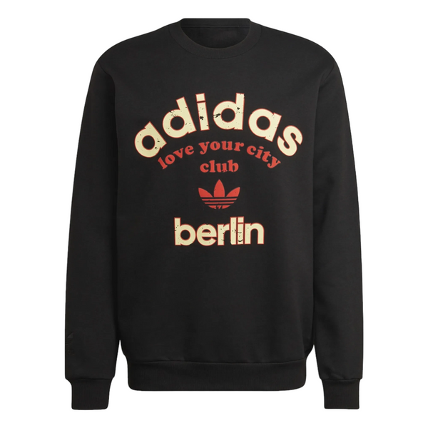 adidas Originals Berlin Logo Trefoil Sweatshirt - Black