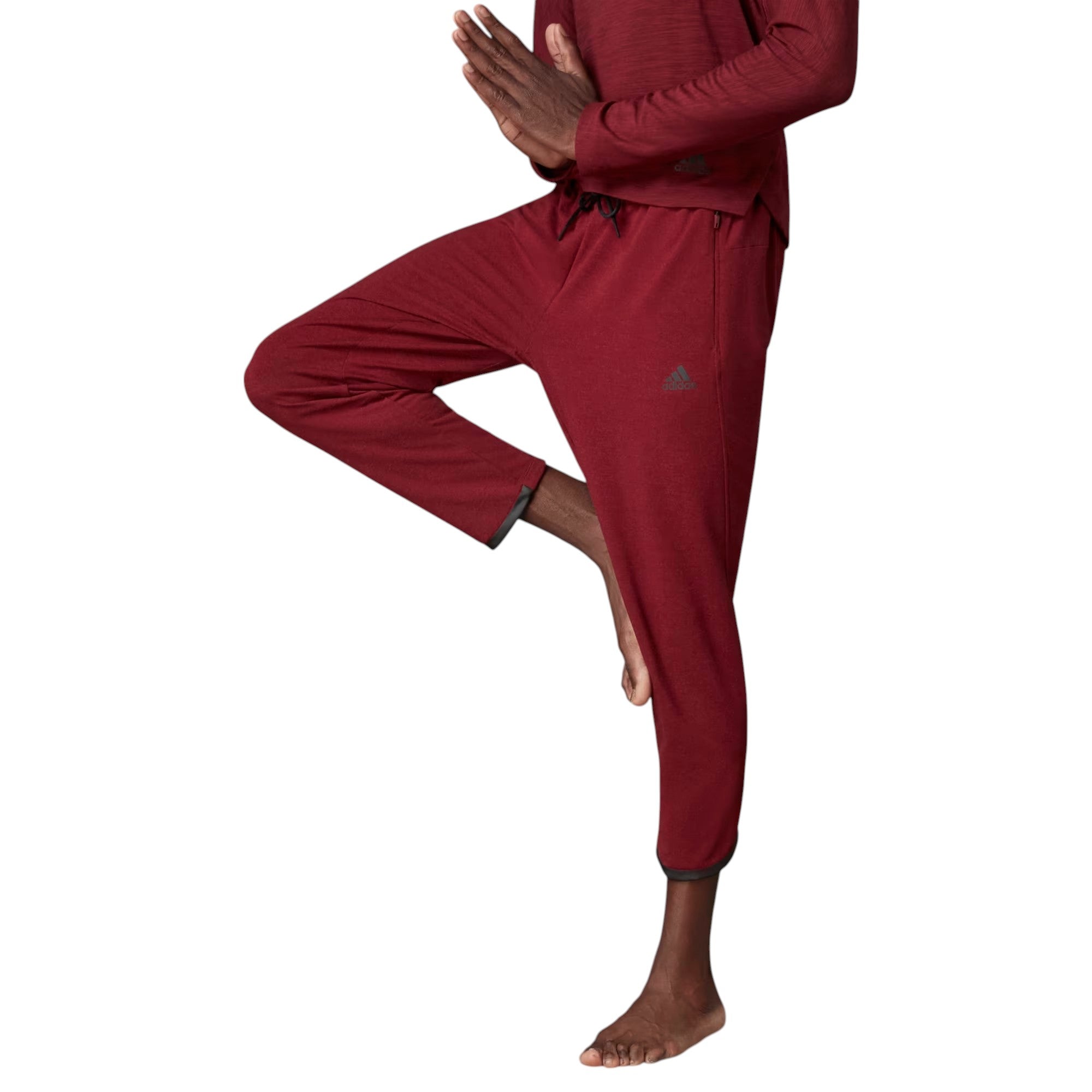 adidas Wellbeing Training Yoga Pants - Burgundy