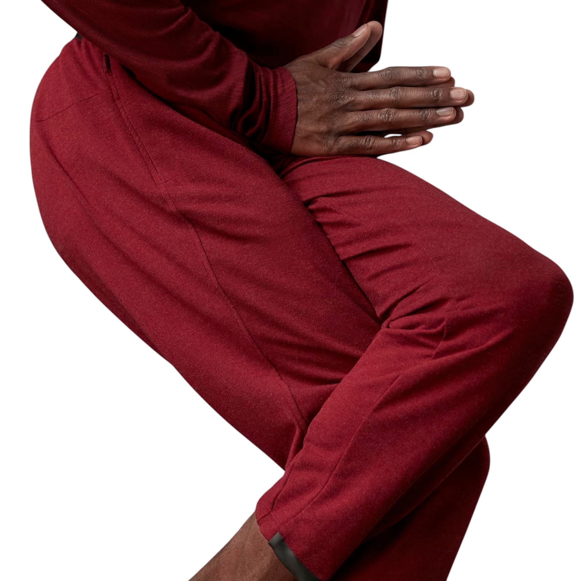 adidas Wellbeing Training Yoga Pants - Burgundy