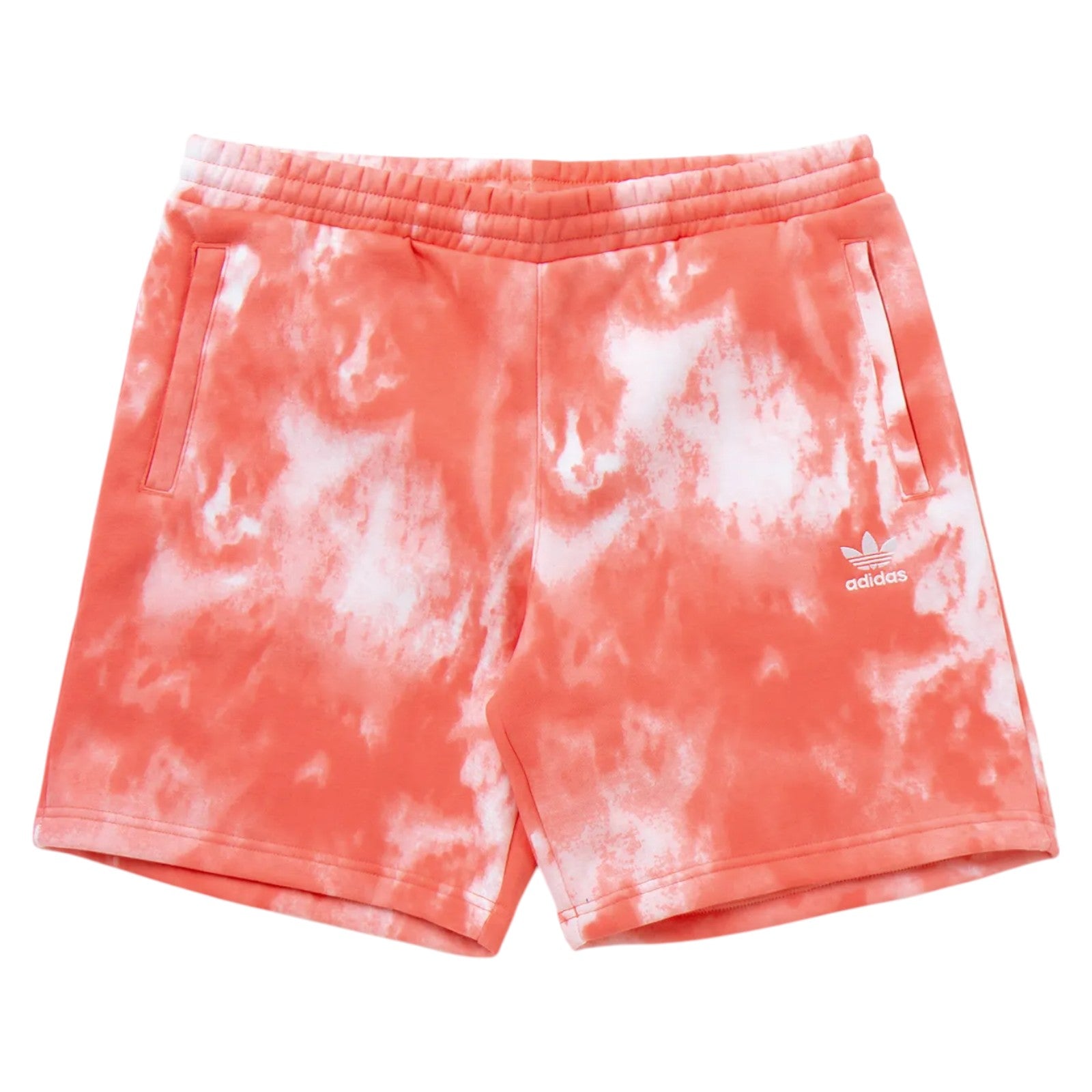 adidas Originals Adicolor Essentials Trefoil Tiedye Sweatshorts - Red