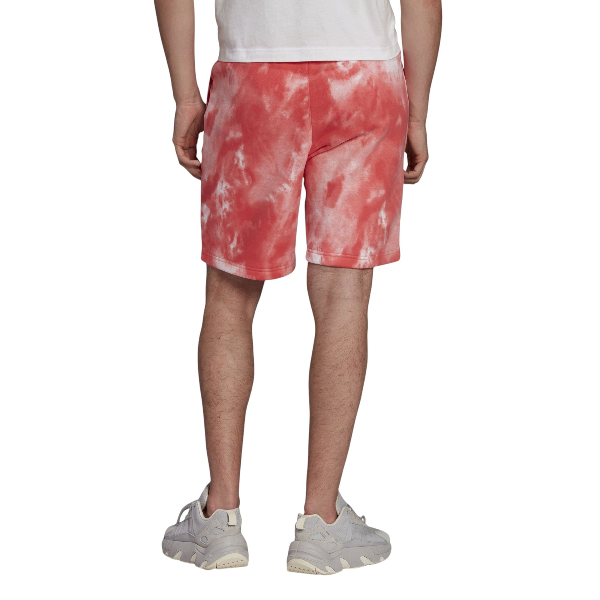 adidas Originals Adicolor Essentials Trefoil Tiedye Sweatshorts - Red