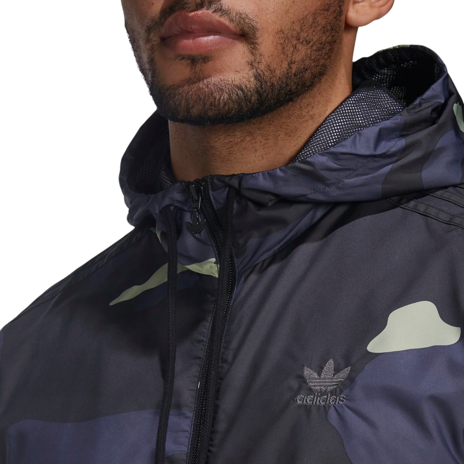 adidas Originals Graphics Camo Windbreaker Jacket - Black