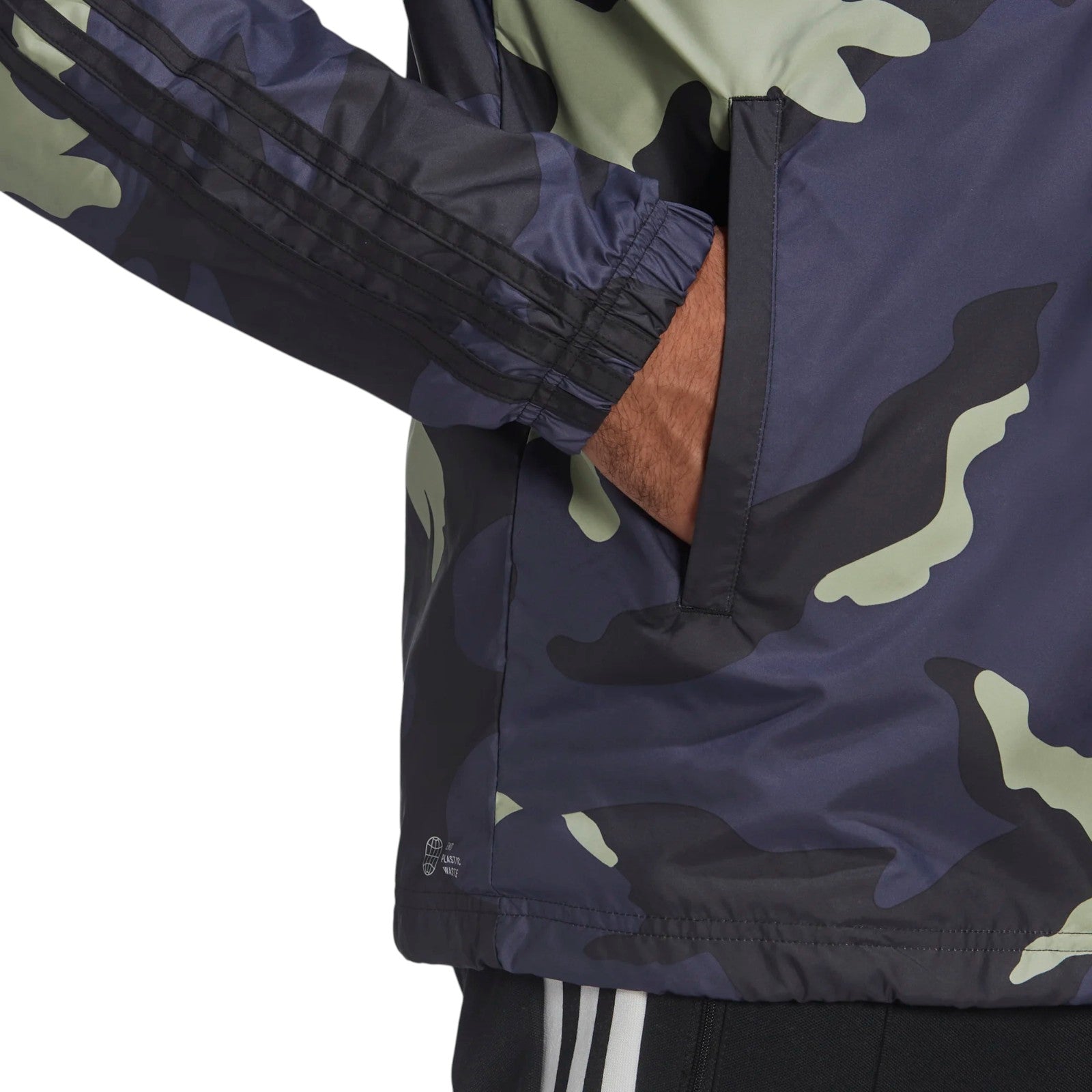 adidas Originals Graphics Camo Windbreaker Jacket - Black