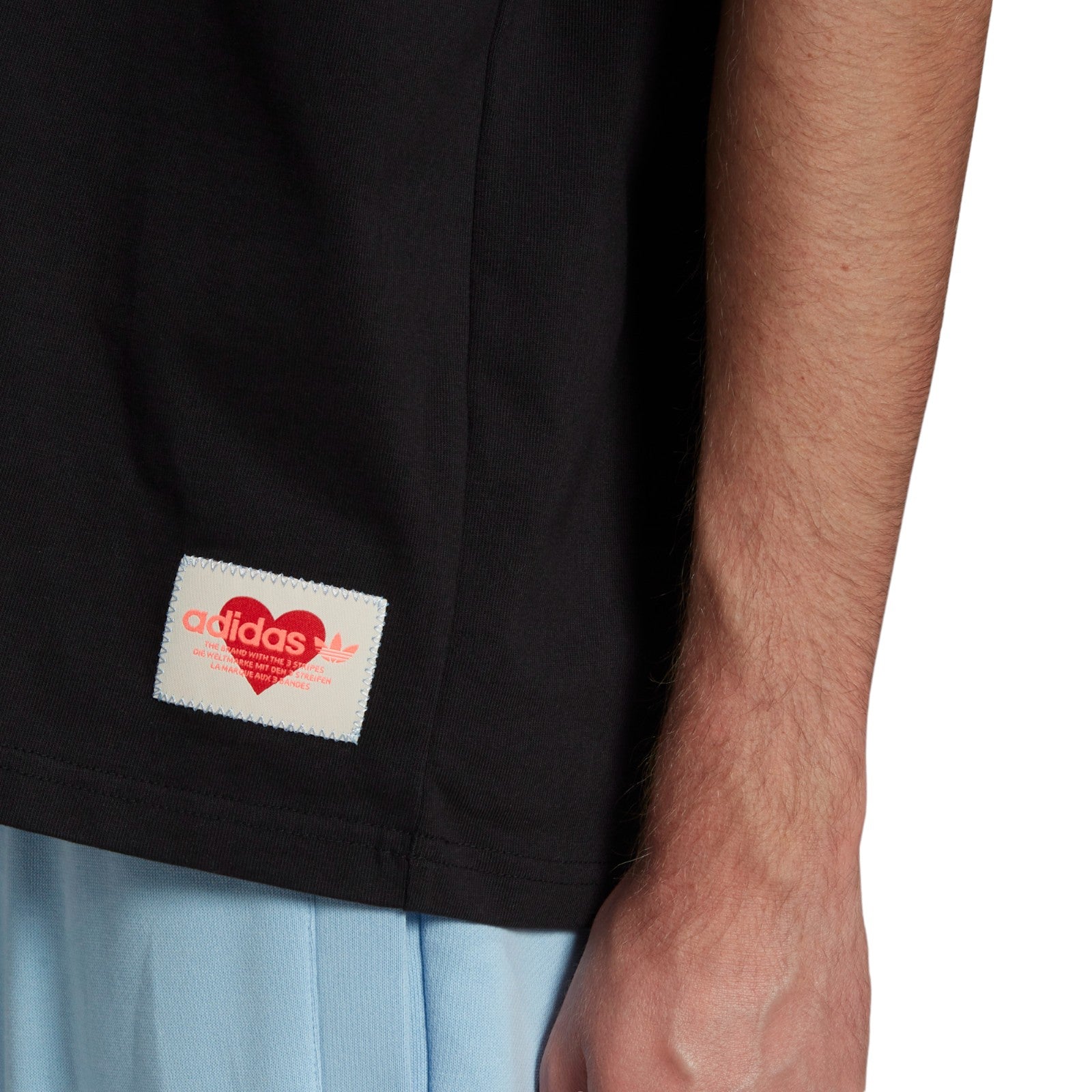 adidas Originals V-Day Tee (Gender Neutral) - Black