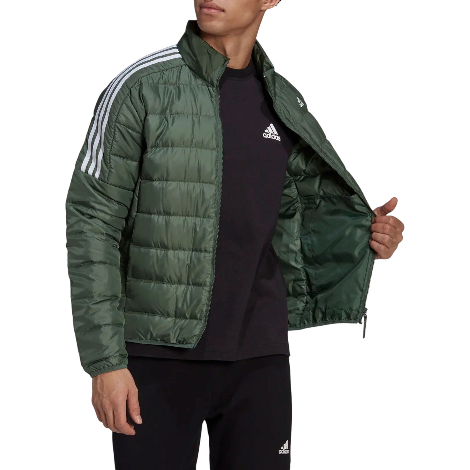 adidas Men's Essentials Down Puffer Jacket - Green