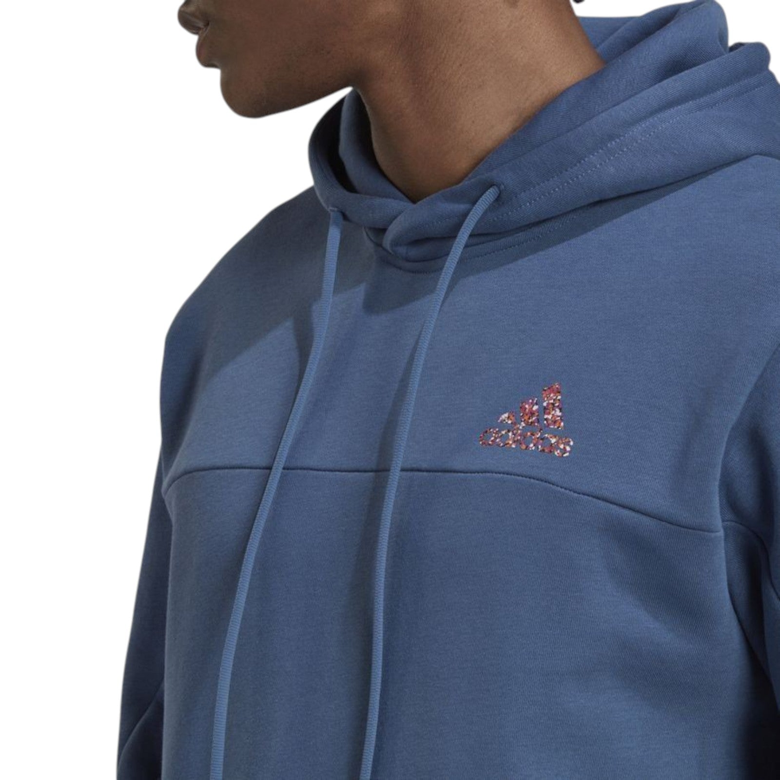 adidas Men's Stadium Fleece Badge of Sport Hoodie - Wonder Steel