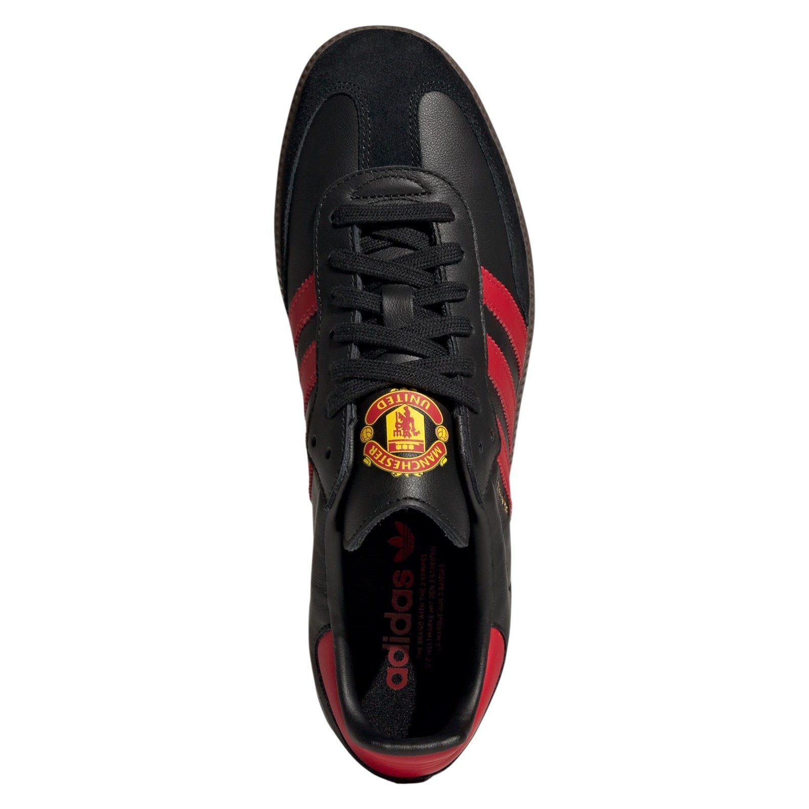 adidas Originals x Manchester United Samba Team Shoes - Black / Real Red