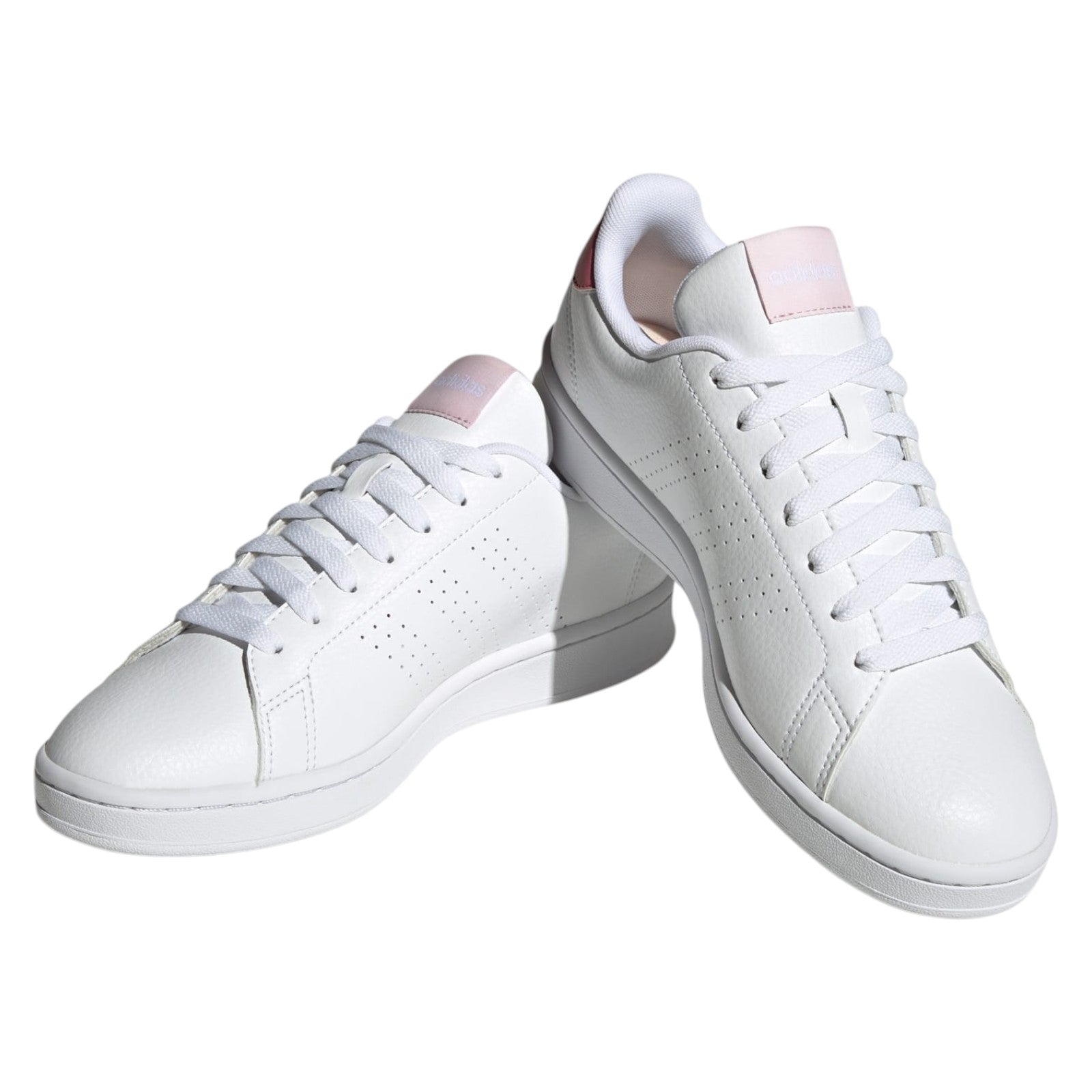 adidas Women's Advantage Shoes - White / Pink