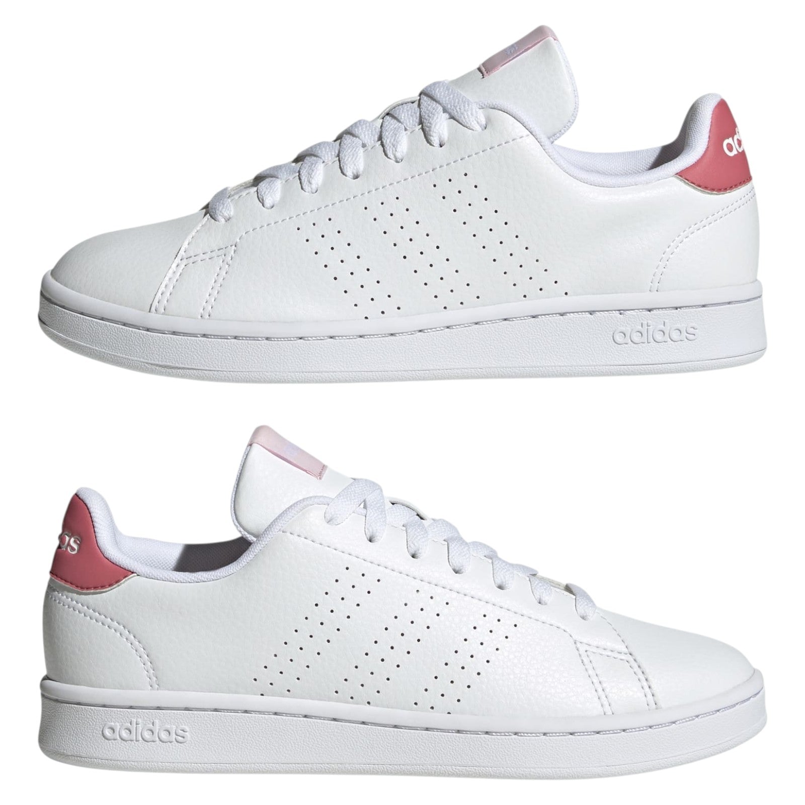adidas Women's Advantage Shoes - White / Pink