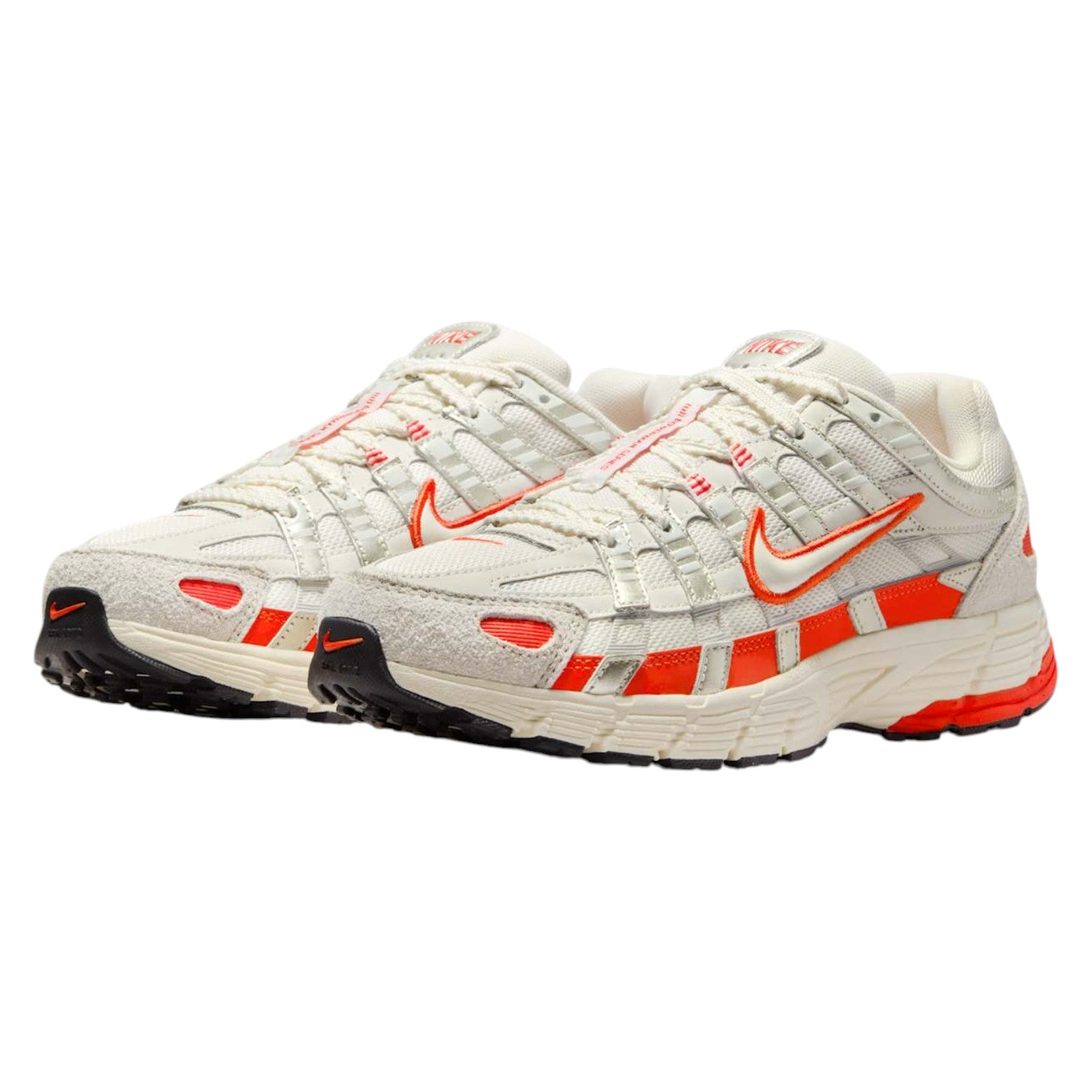 Nike Womens P-6000 Sail Trainers - Sail / Picante Red