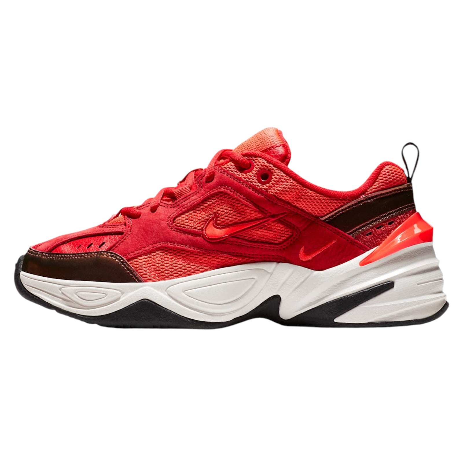 Nike Womens M2K Tekno Mesh Shoes - University Red