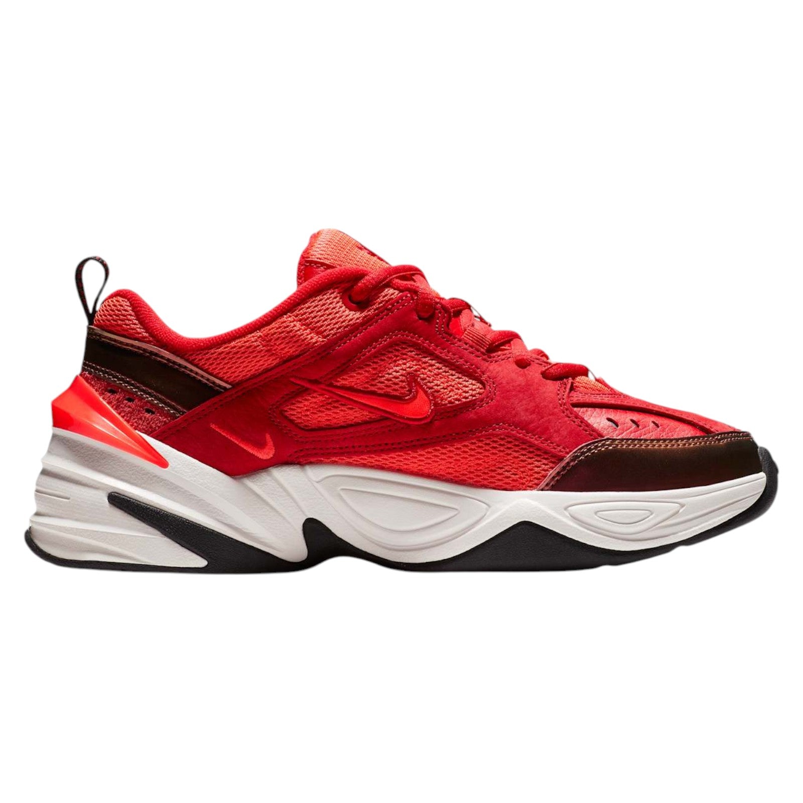 Nike Womens M2K Tekno Mesh Shoes - University Red