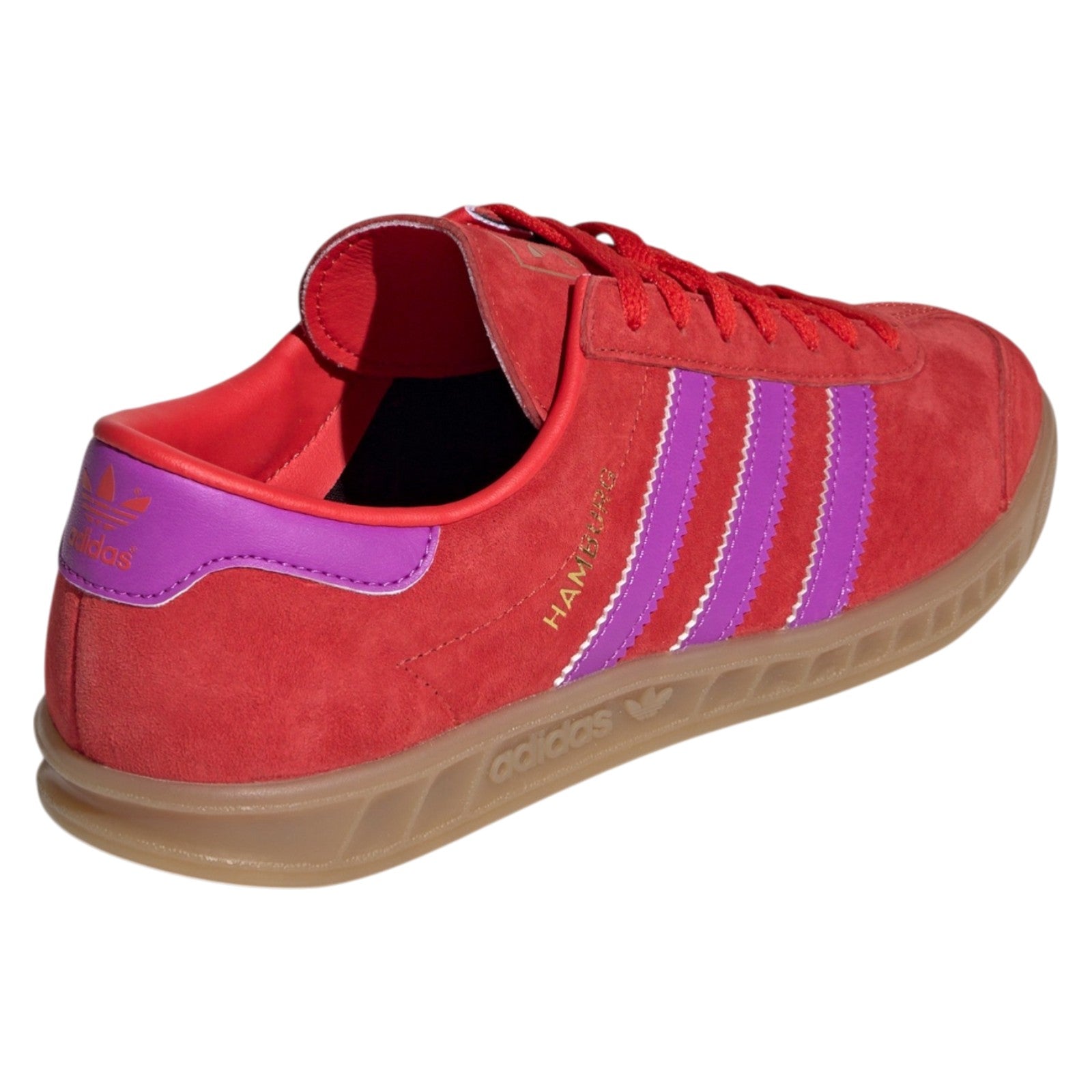 adidas Originals Womens Hamburg Shoes - Red / Purple Burst