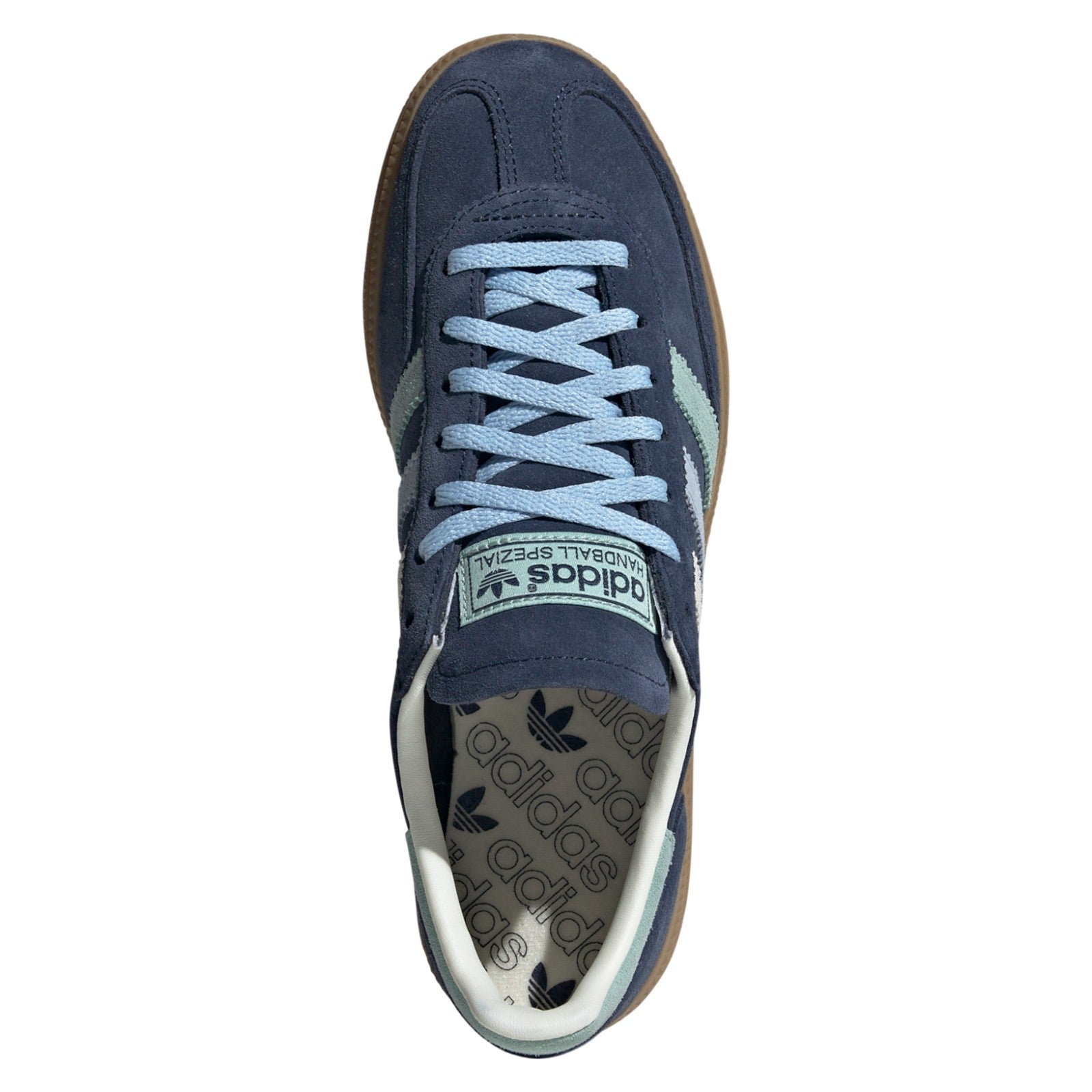 adidas Originals Womens Handball Spezial Shoes - Night Indigo / Hazy Green / Clear Sky