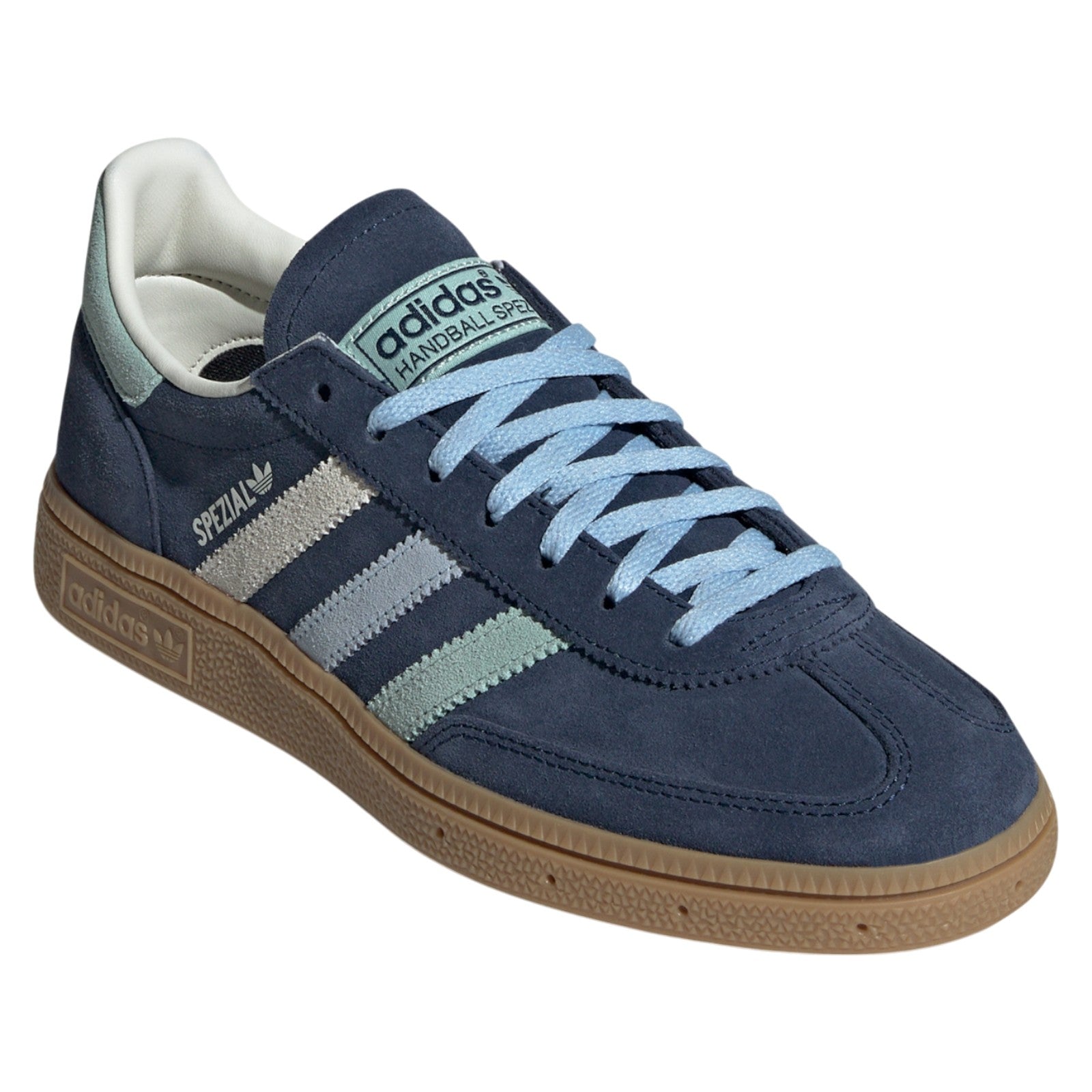 adidas Originals Womens Handball Spezial Shoes - Night Indigo / Hazy Green / Clear Sky