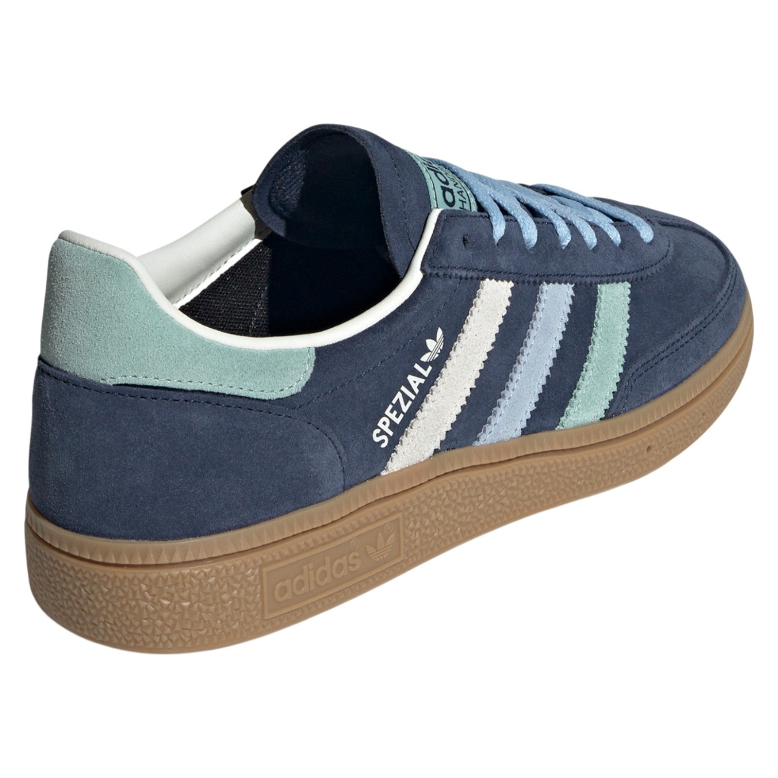 adidas Originals Womens Handball Spezial Shoes - Night Indigo / Hazy Green / Clear Sky