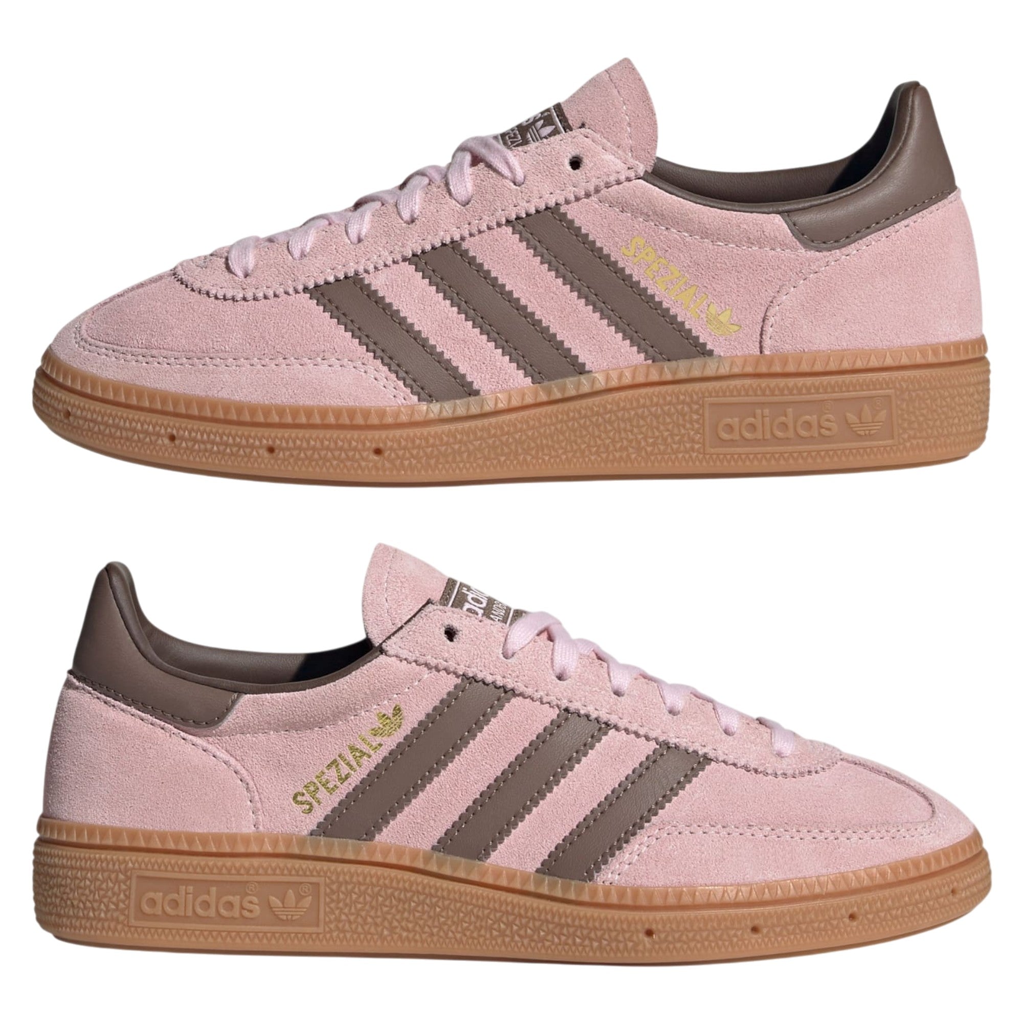 adidas Originals Junior Handball Spezial Shoes - Clear Pink / Earth Strata