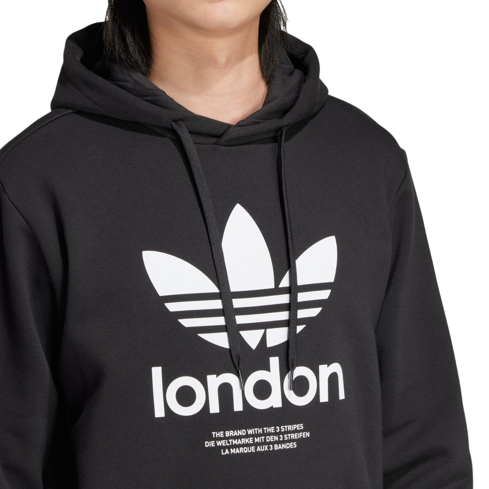 adidas Originals Iconic London Trefoil Hoodie - Black