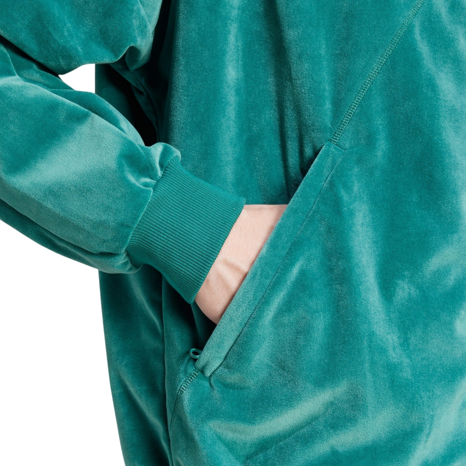 adidas Originals Men's House of Tiro Velour Bomber Jacket - Green