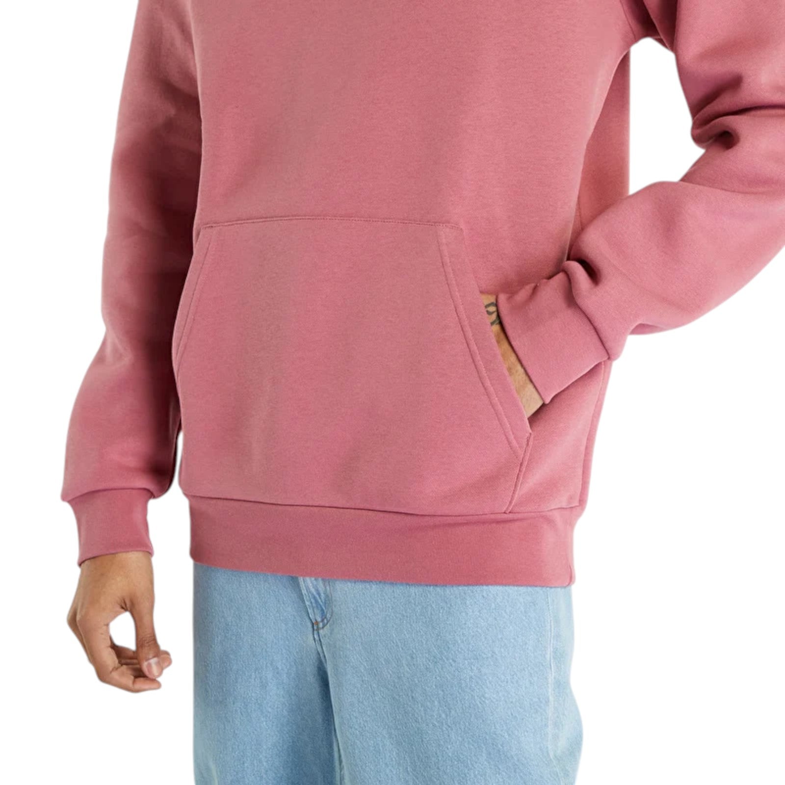 adidas Originals Men's Trefoil Essentials Hoodie - Pink