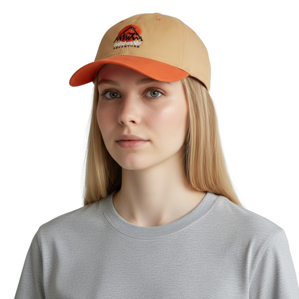 adidas Originals Adventure Dad Cap - Magic Beige / Craft Orange
