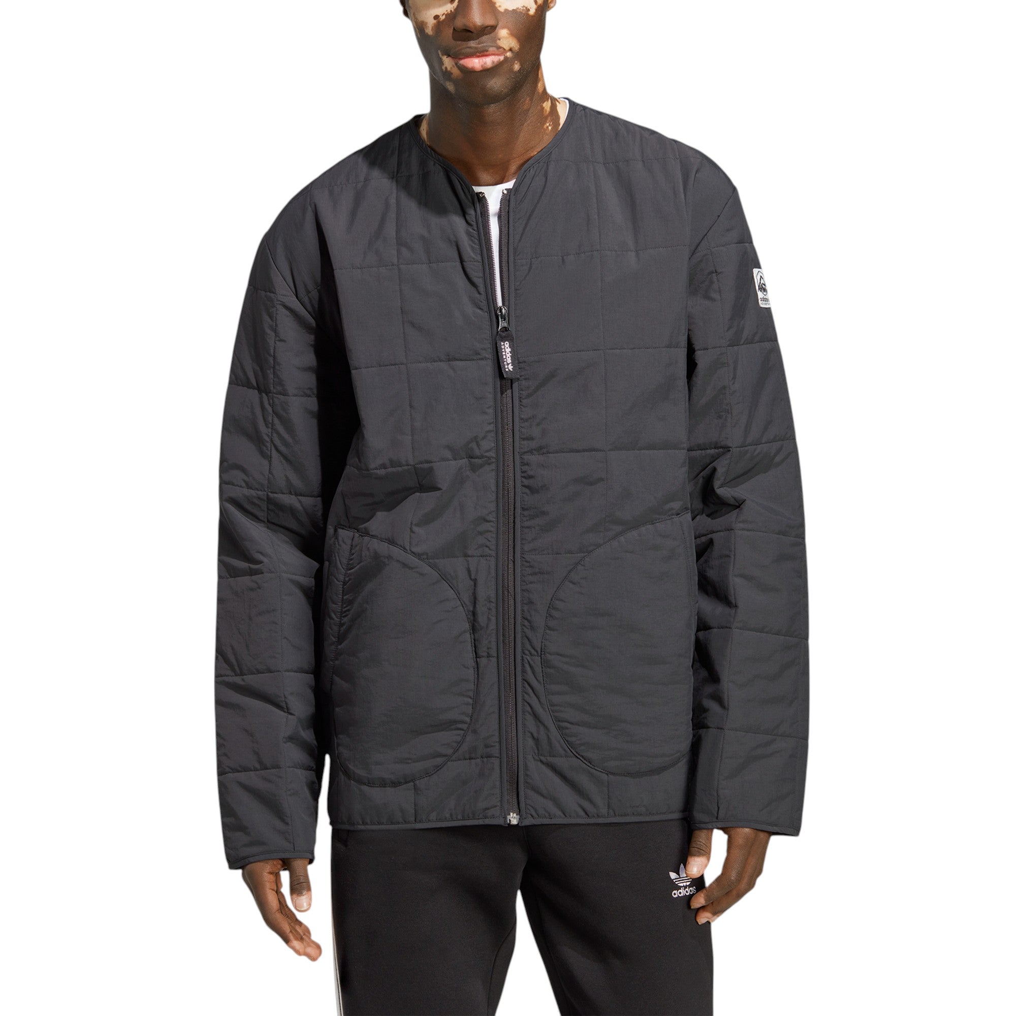 adidas Originals ADV FC Quilited Liner Jacket - Black