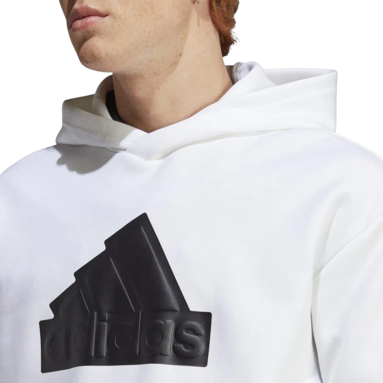 adidas Men's Future Icons Badge of Sport Hoodie - White