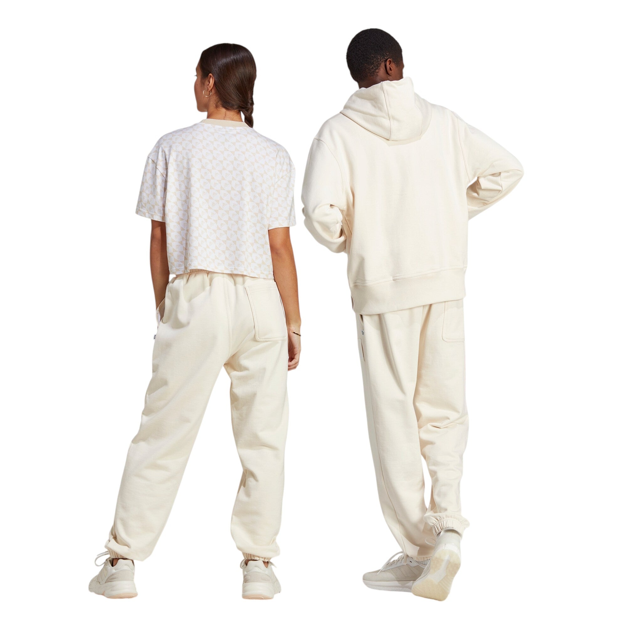 adidas Lounge Heavy French Terry Pant Non Dyed - White