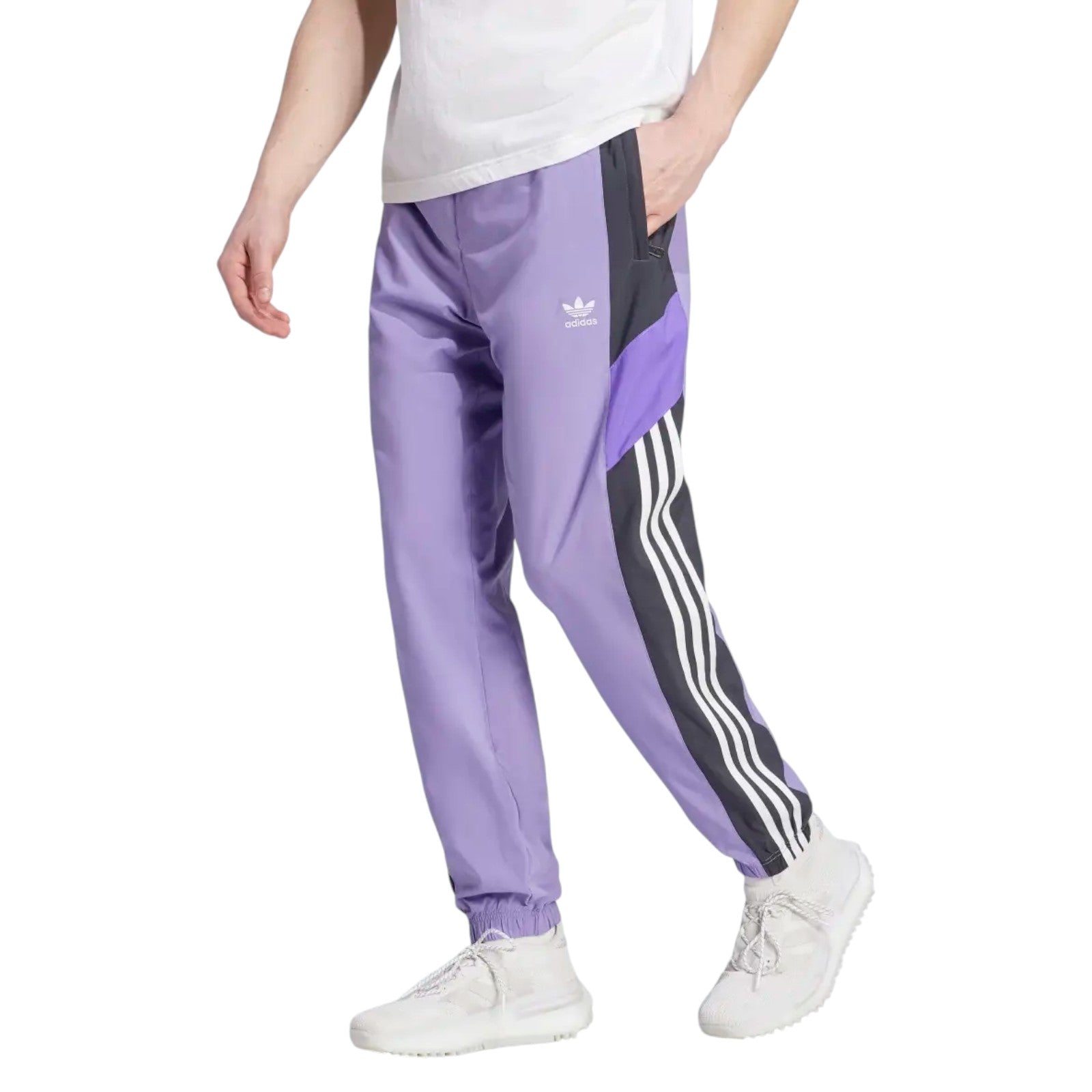 adidas Originals Men's Rekive Woven Track Pants - Purple