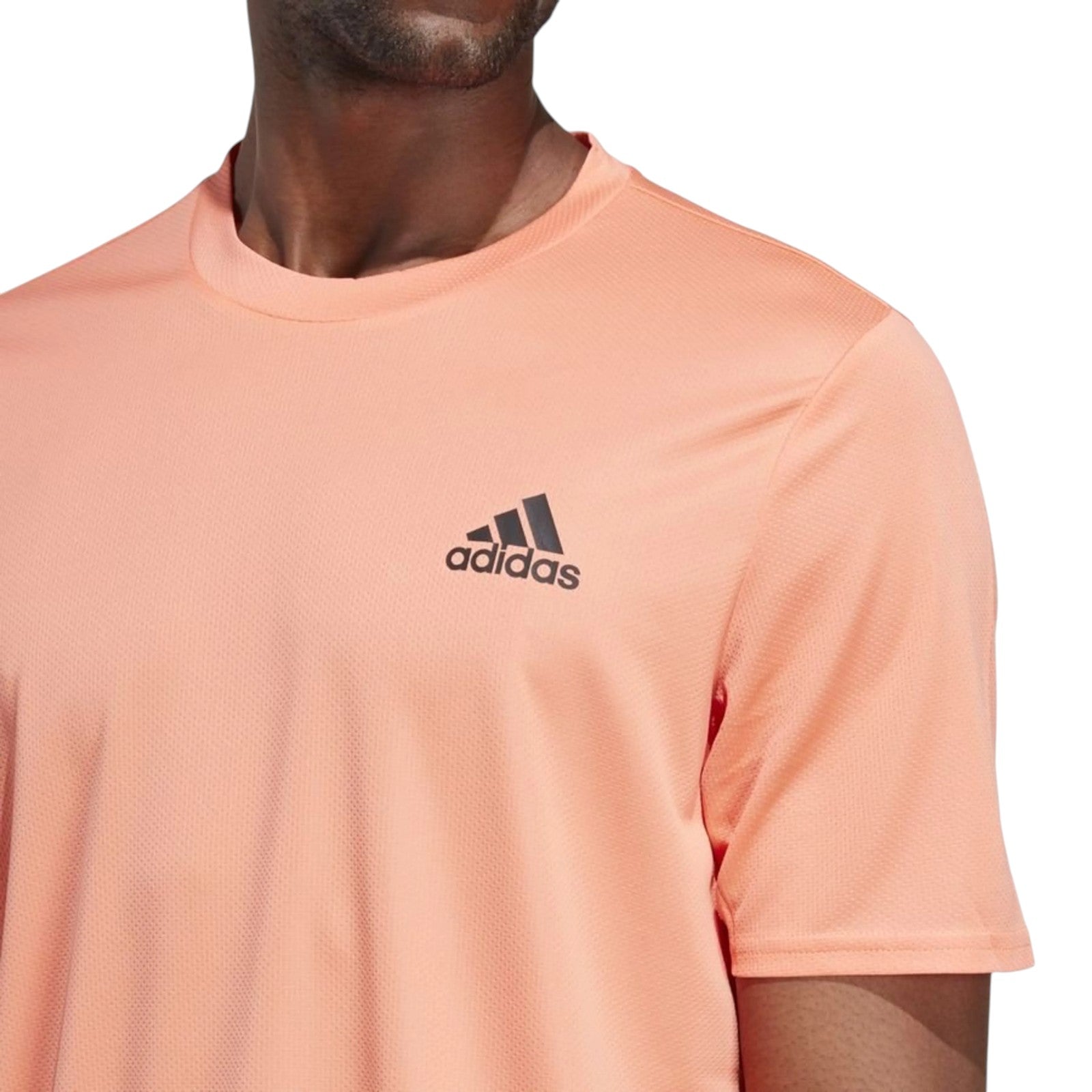 adidas Men's AEROREADY Designed for Movement T-Shirt - Coral Fusion